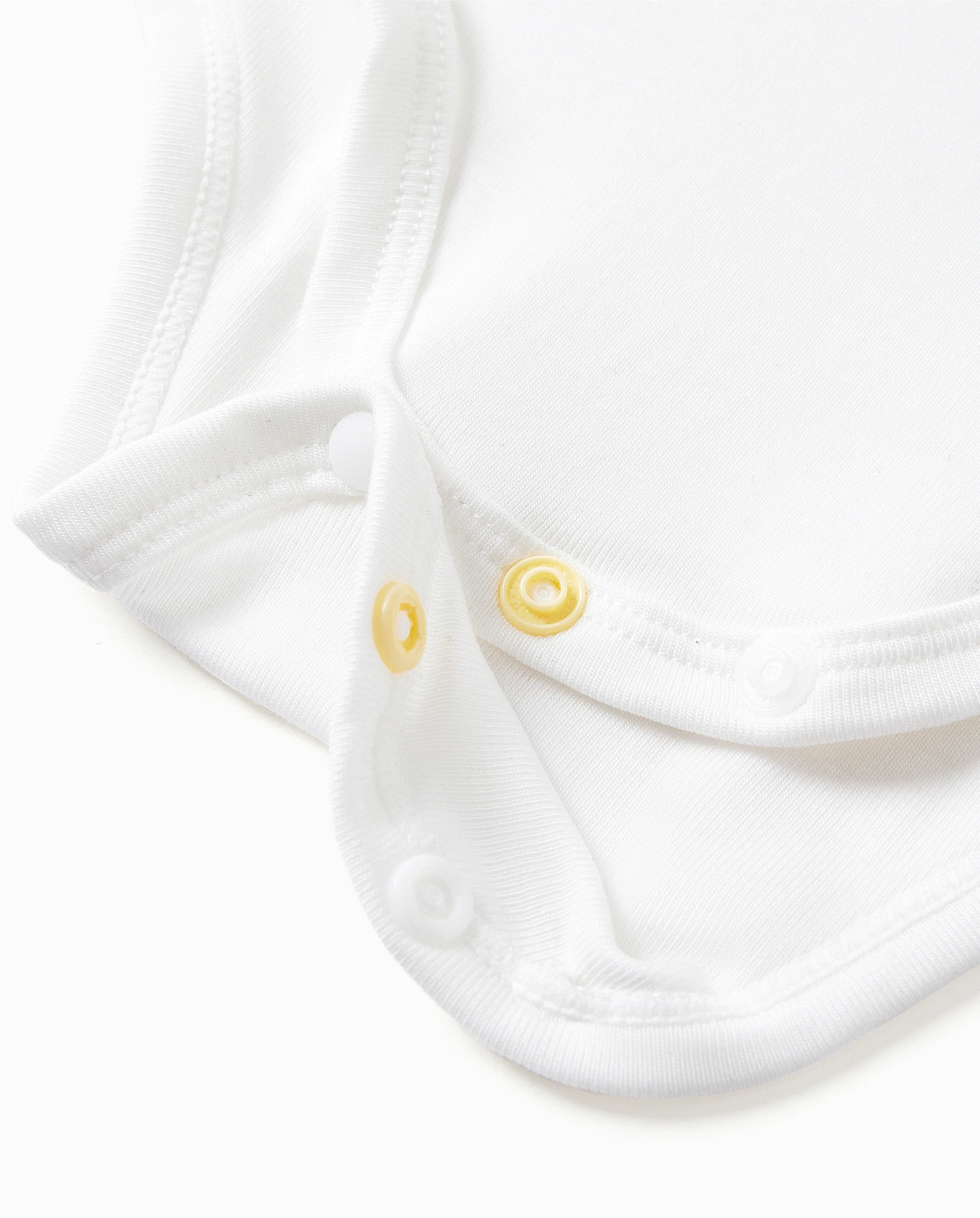 Baby Boy/Girl 3-Pack Lyocell Solid Color Romper Brown - Image 4