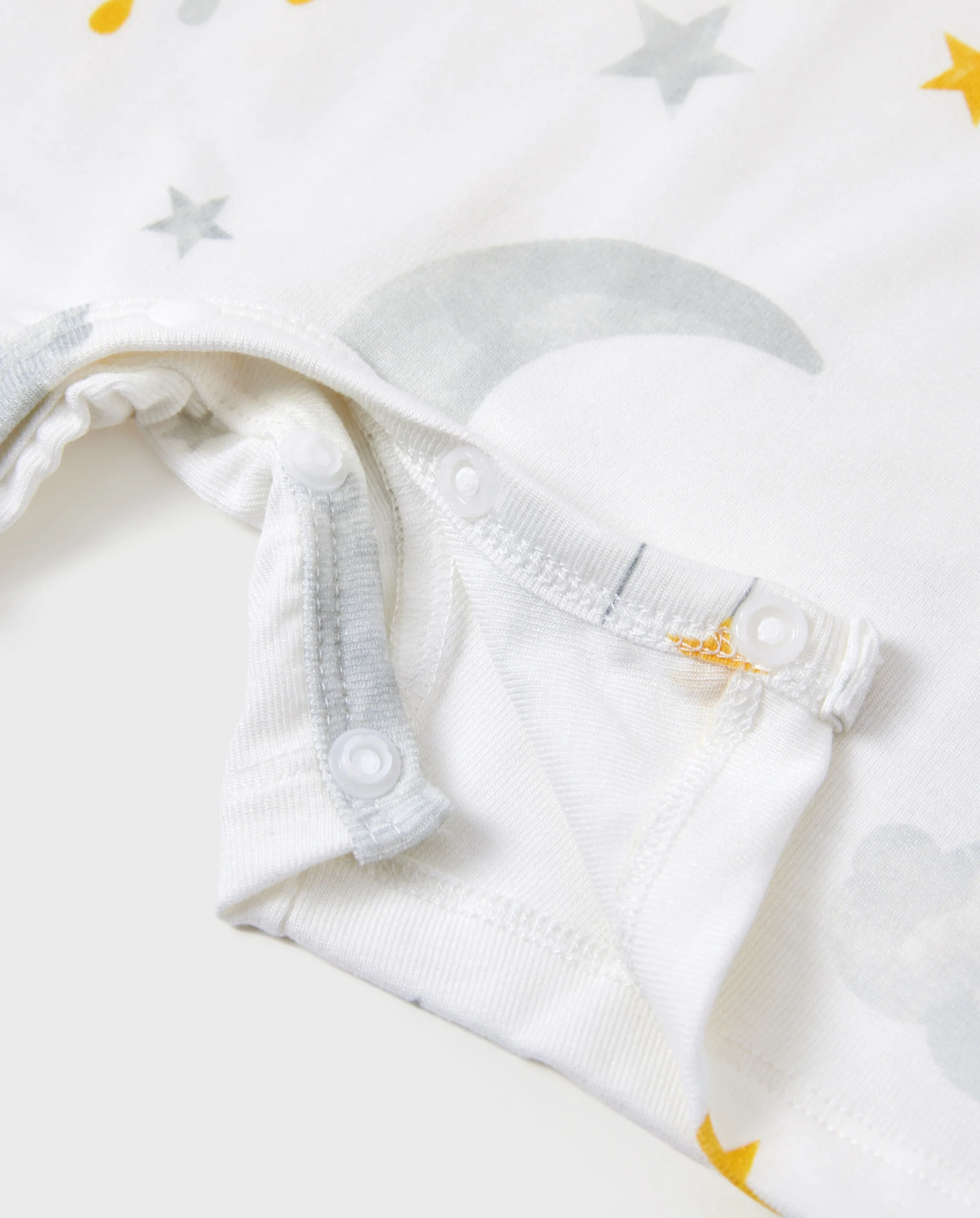 Baby Boy/Girl Childlike Letter Print Romper Grey - Image 6