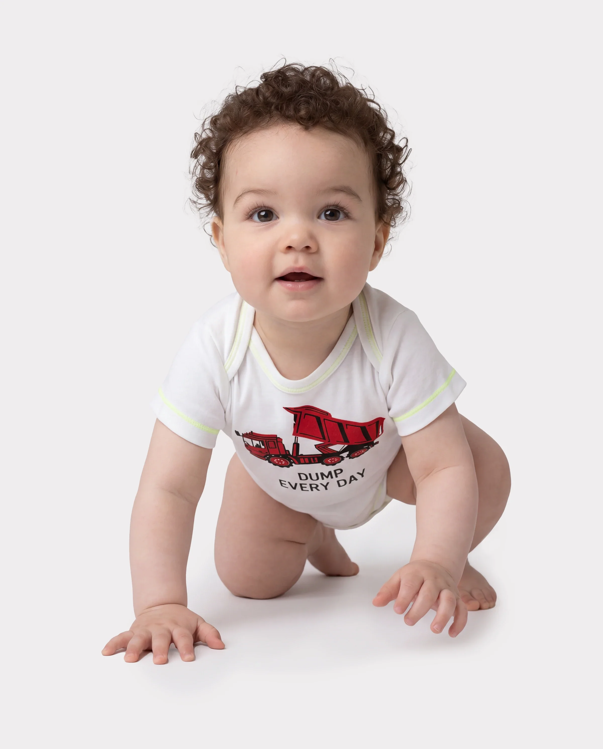 Baby Boy/Girl Playful Print 3pcs Rompers Set Red - Image 3