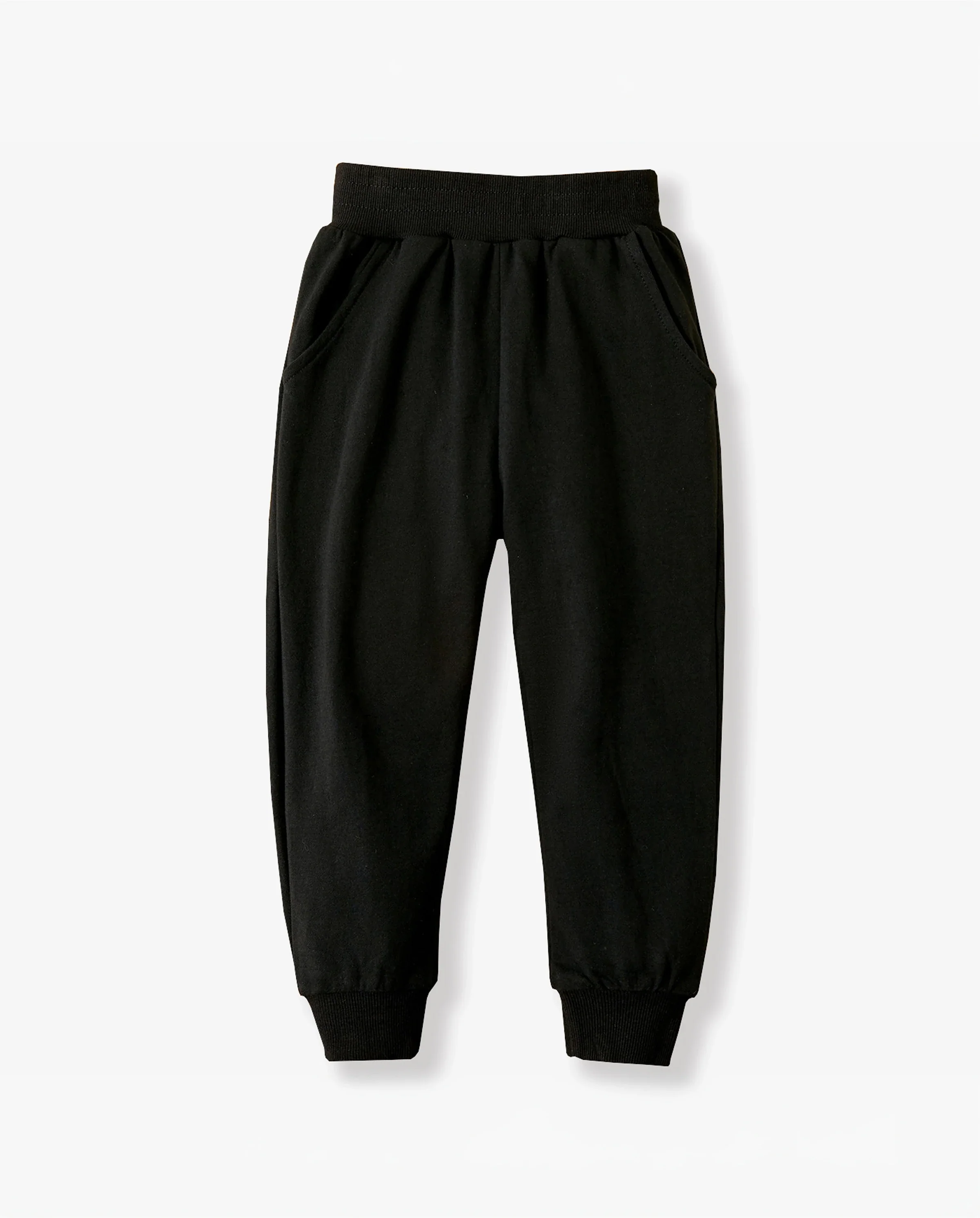 Baby / Toddler Solid Pocket Casual Pants Black - Image 4