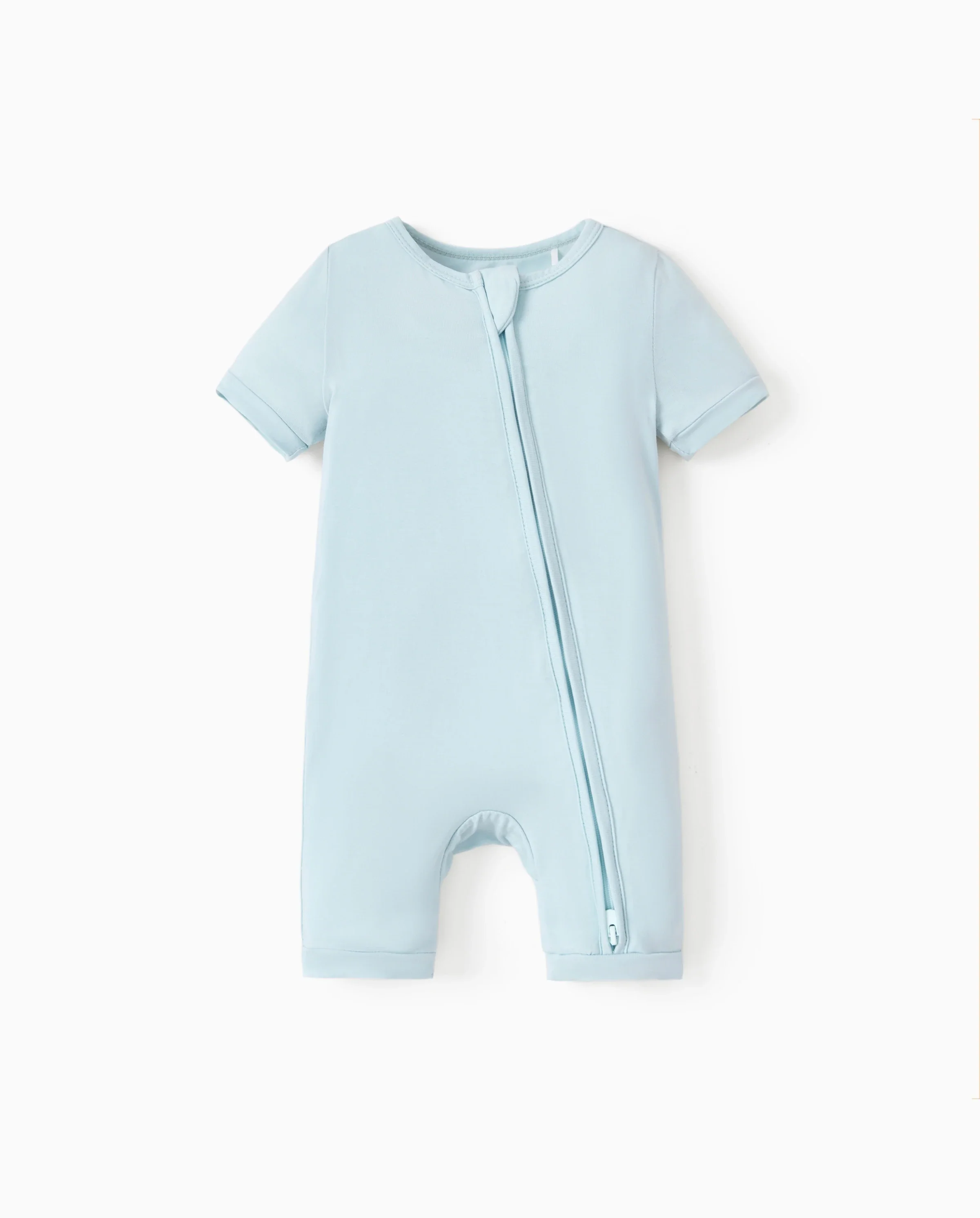 Bamboo Baby Boy / Girl 2-Way Zip Onesies Anti Slip Childlike Food Pattern Bamboo Sleepwear (Snug-Fitting)
Turquoise - Image 6