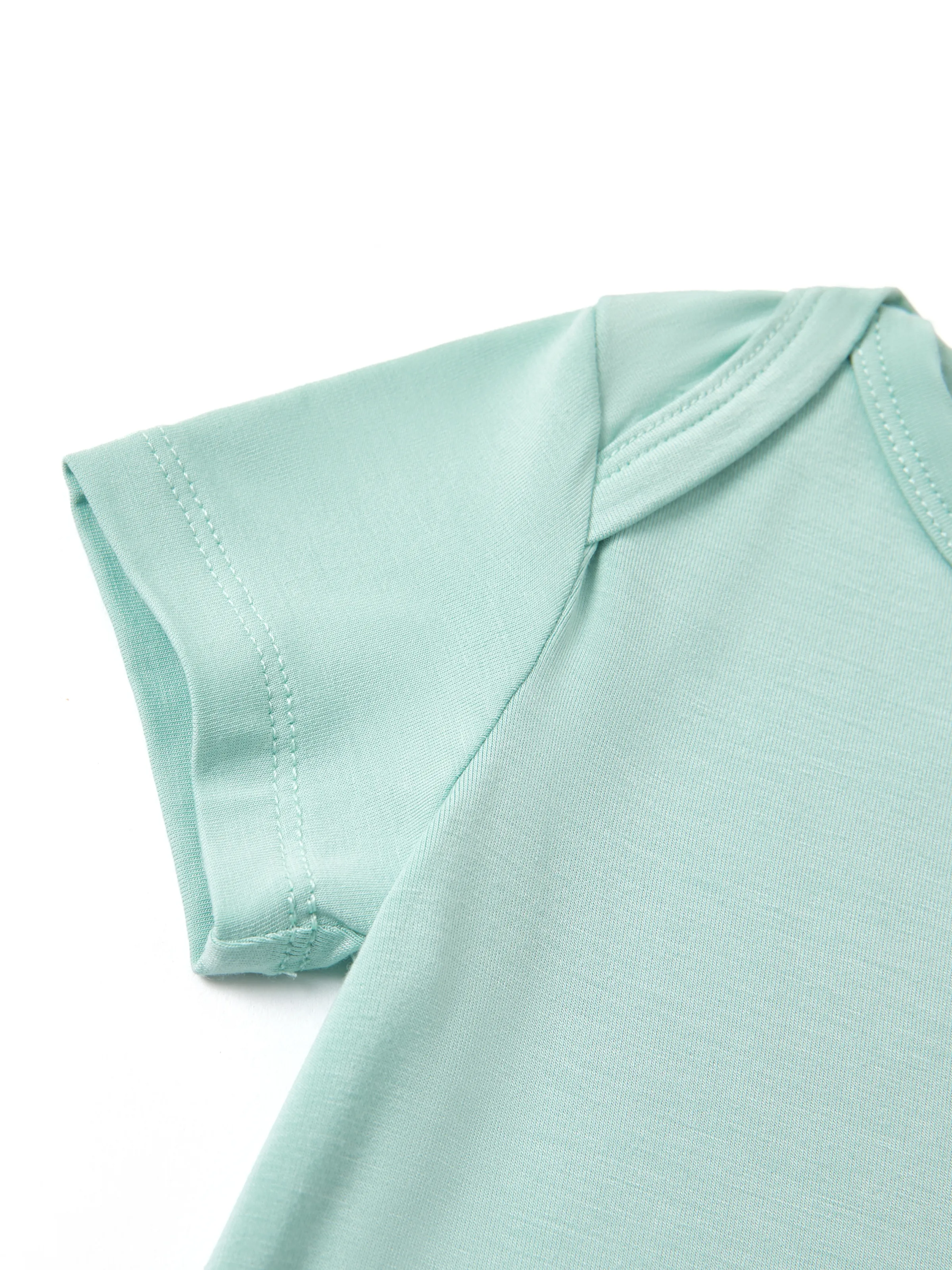 Bamboo Baby Boy/Girl Casual Romper Green - Image 5