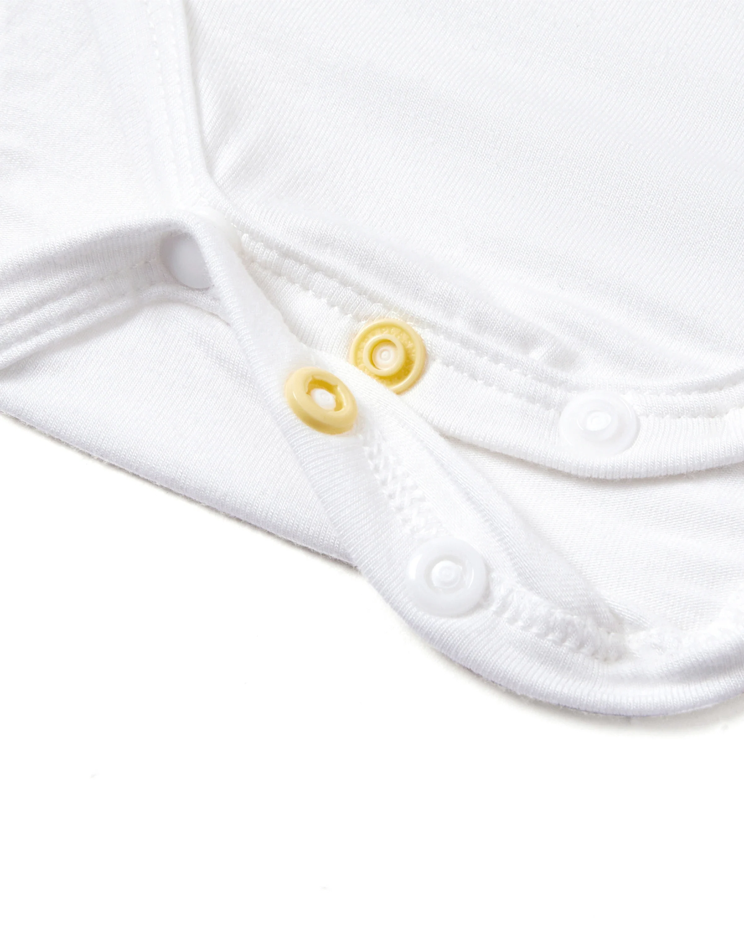 Bamboo Baby Boy/Girl Casual Romper White - Image 4