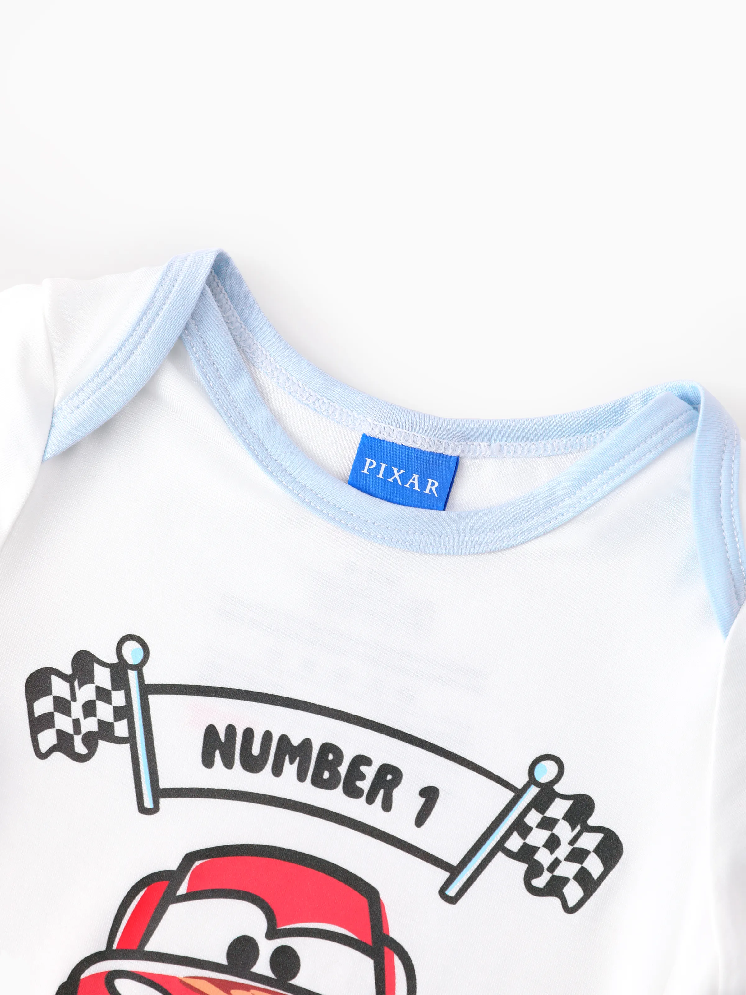 Cars Bamboo Baby Boy 3-Pack Lightning McQueen Printed Bodysuit Multi-color - Image 6