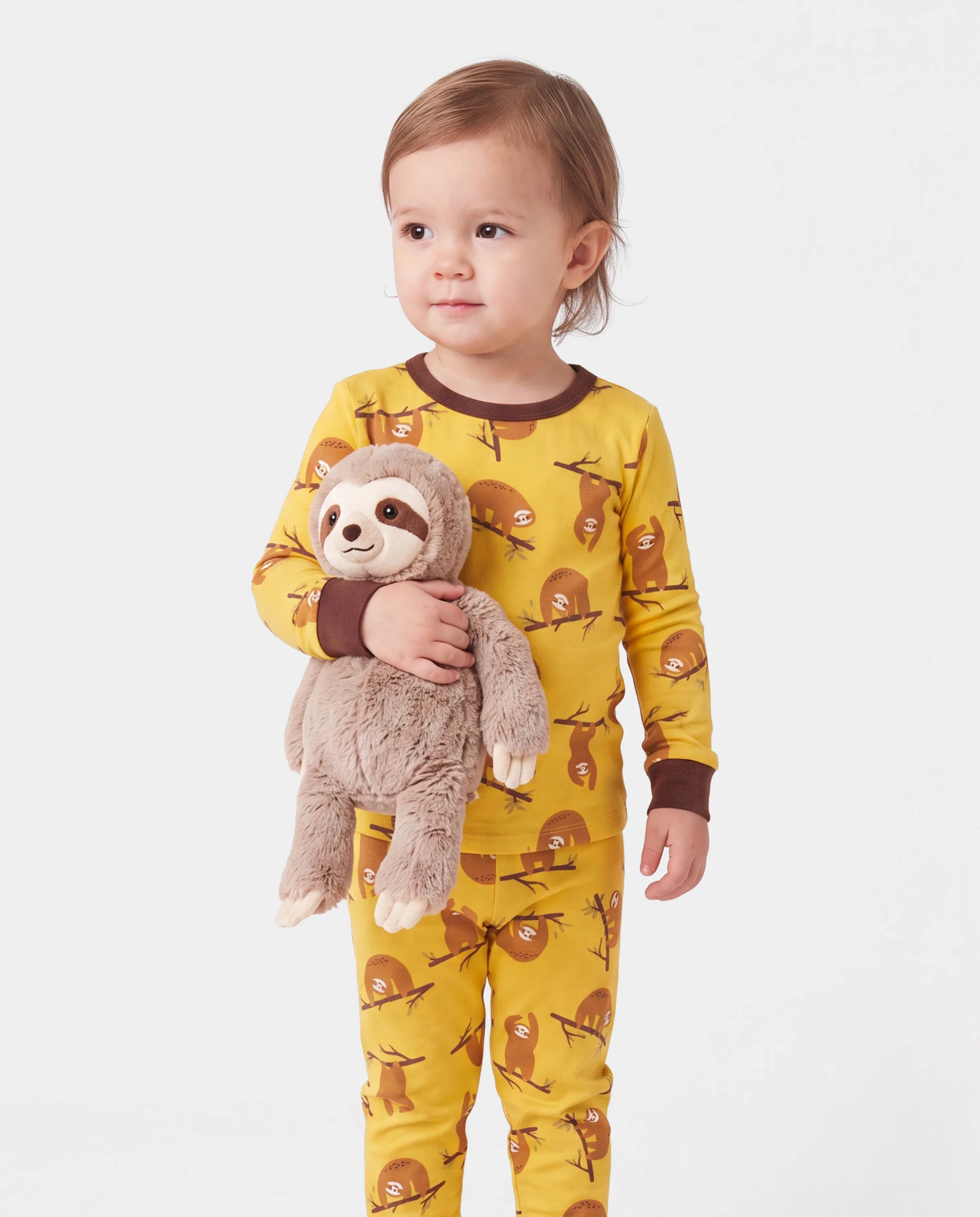 Christmas / Halloween Pajama 2-piece Bamboo Pajamas Set With Childlike Print for Baby / Toddler( Snug-Fitting) Yellow