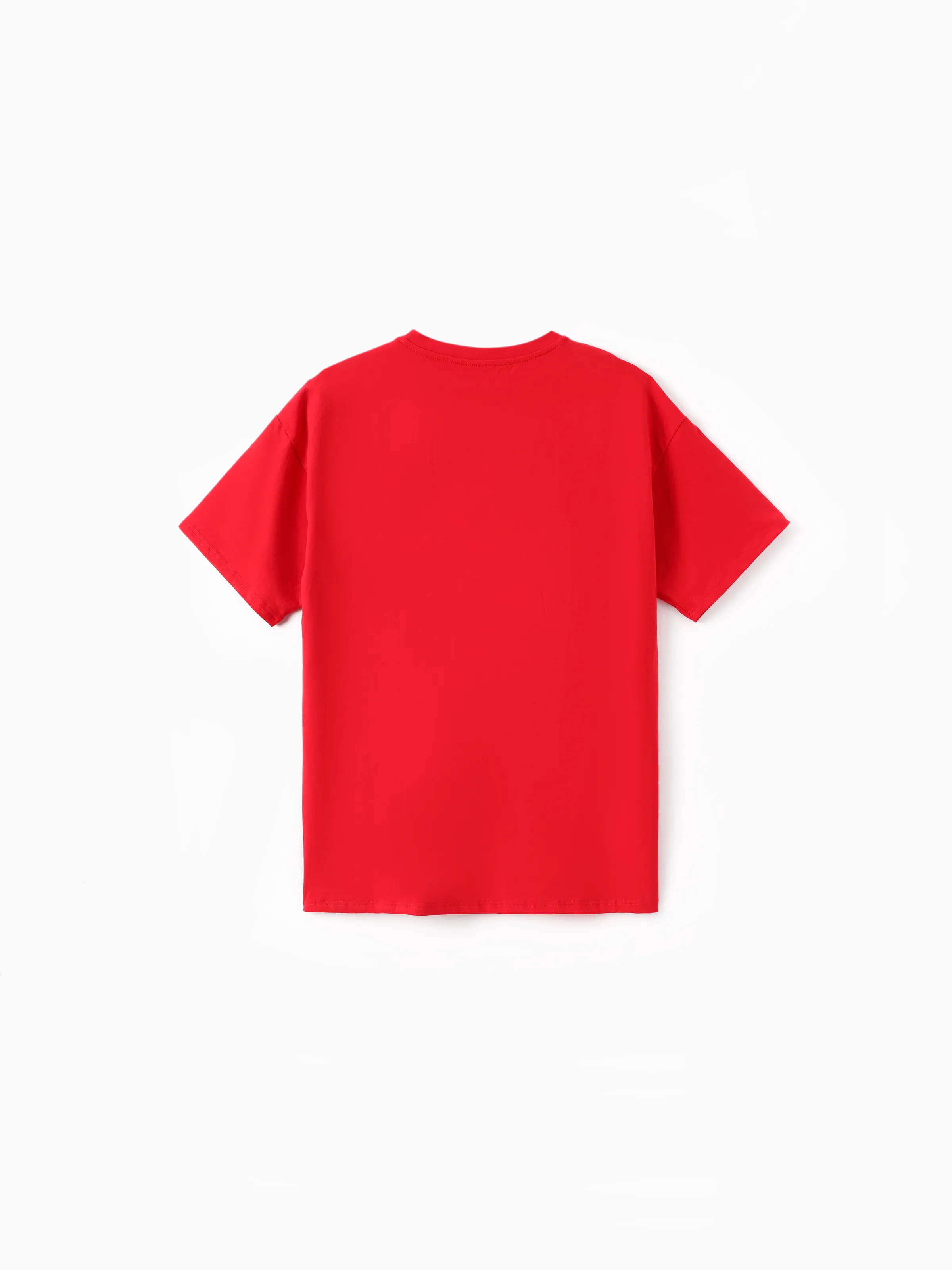 Disney Mickey and Friends Daddy and Me Family matching 1pc Mickey Mouse Graffiti Cotton T-shirt or Colorblock Dress with Built-in Shorts & Pockets or Naia™ Allover Romper Red - Image 5