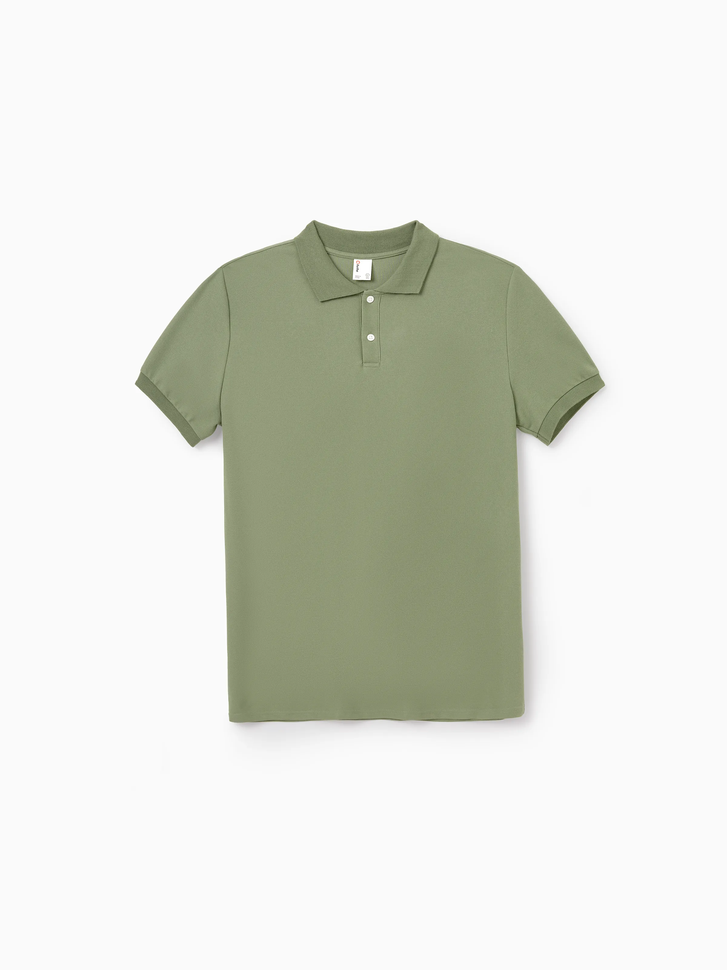 Daddy & Son Polo Collar Short-sleeve Shirt or V-neck Strappy Mesh Dress Green - Image 6