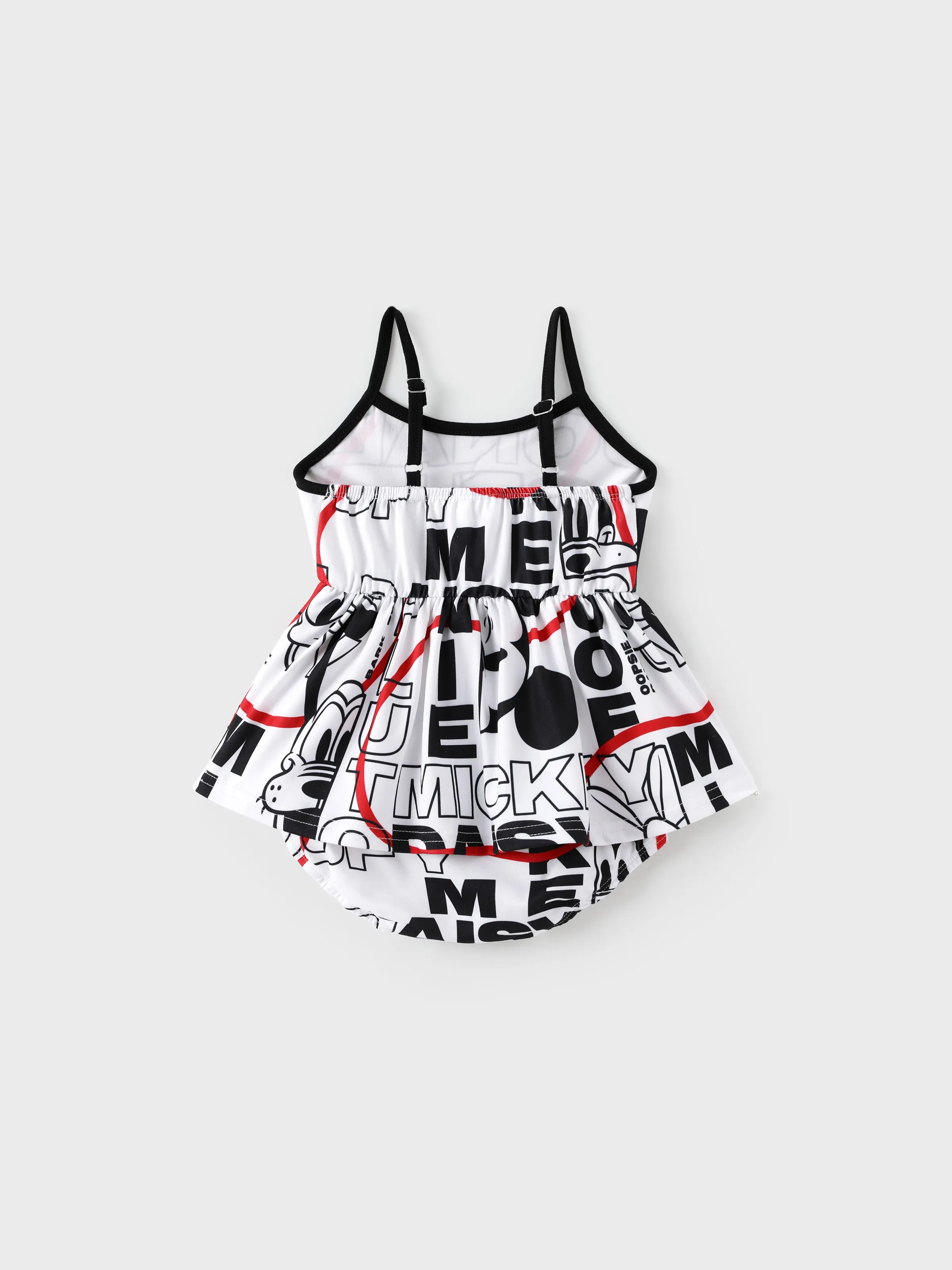 Disney Mickey and Friends Daddy & Daughter Graffiti Casual Dress/T-shirt/jumpsuit Black - Image 11