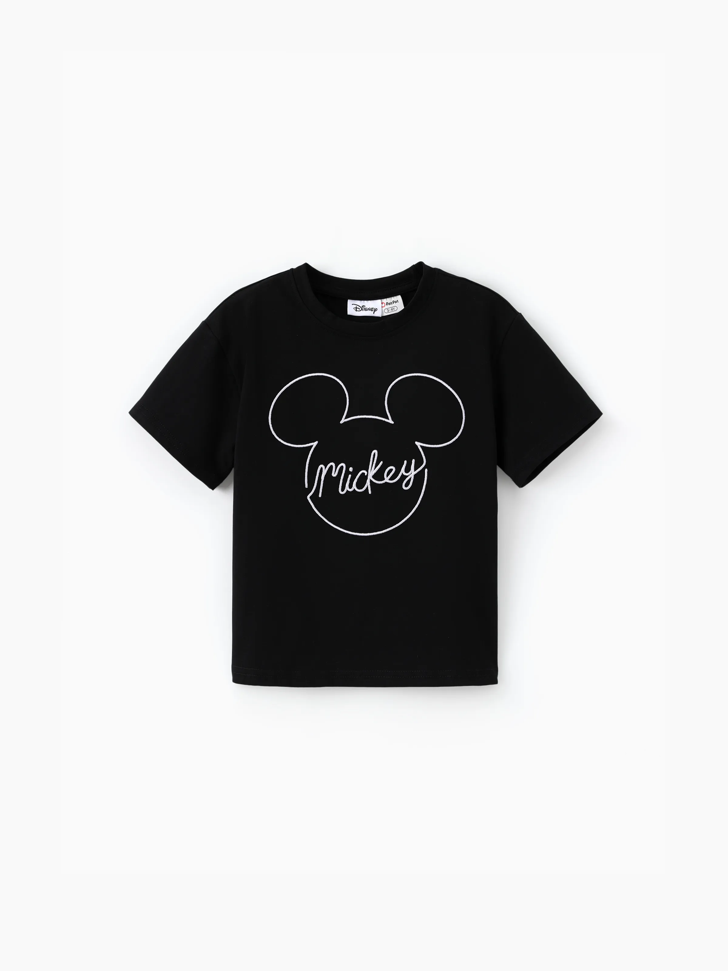 Disney Mickey and Friends Family matching 1pc Mickey Mouse Allover Print Sporty Dress/Cotton Top /Romper Expression Casual Suits Family Set Black - Image 11