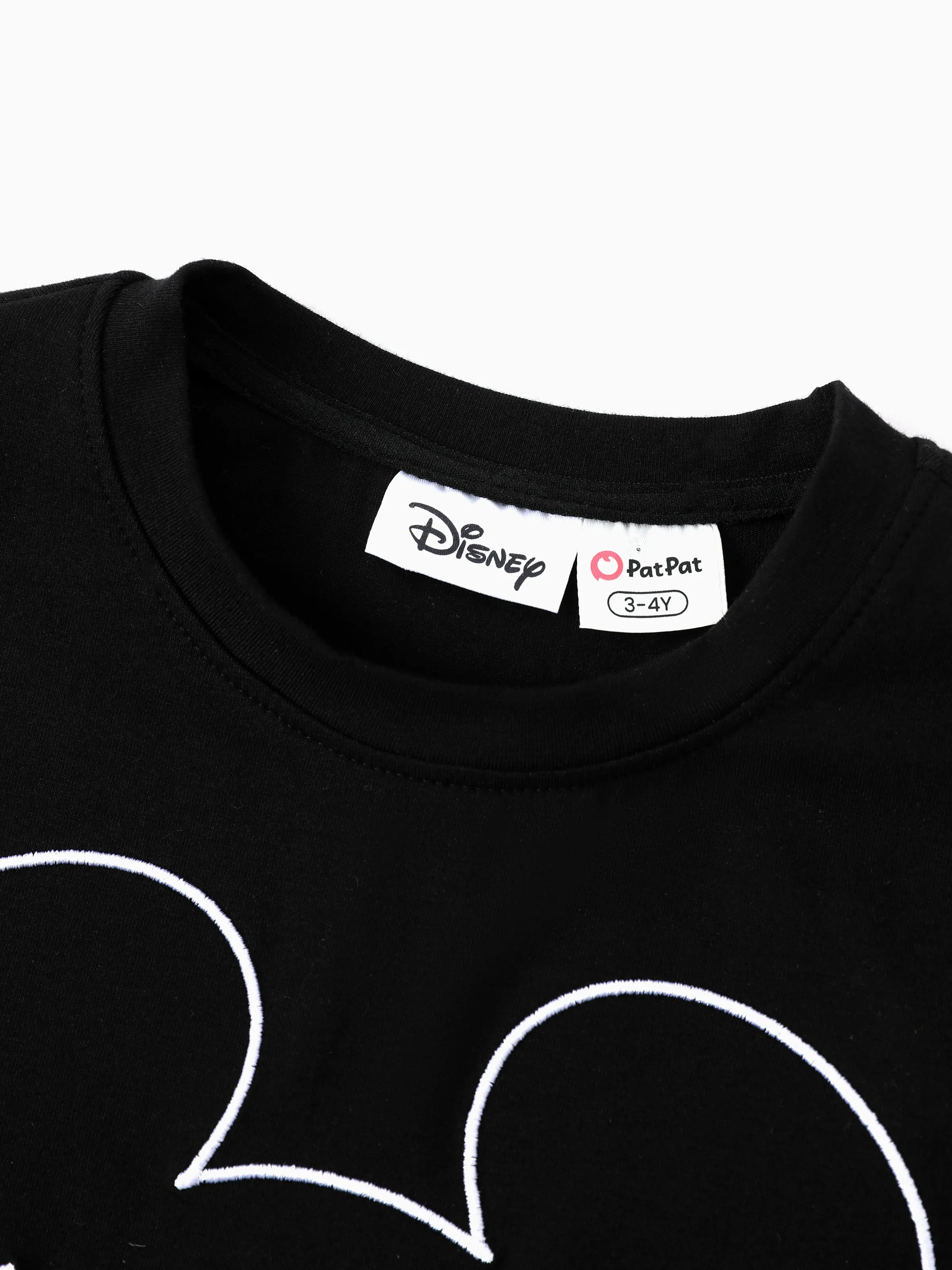 Disney Mickey and Friends Family matching 1pc Mickey Mouse Allover Print Sporty Dress/Cotton Top /Romper Expression Casual Suits Family Set Black - Image 13