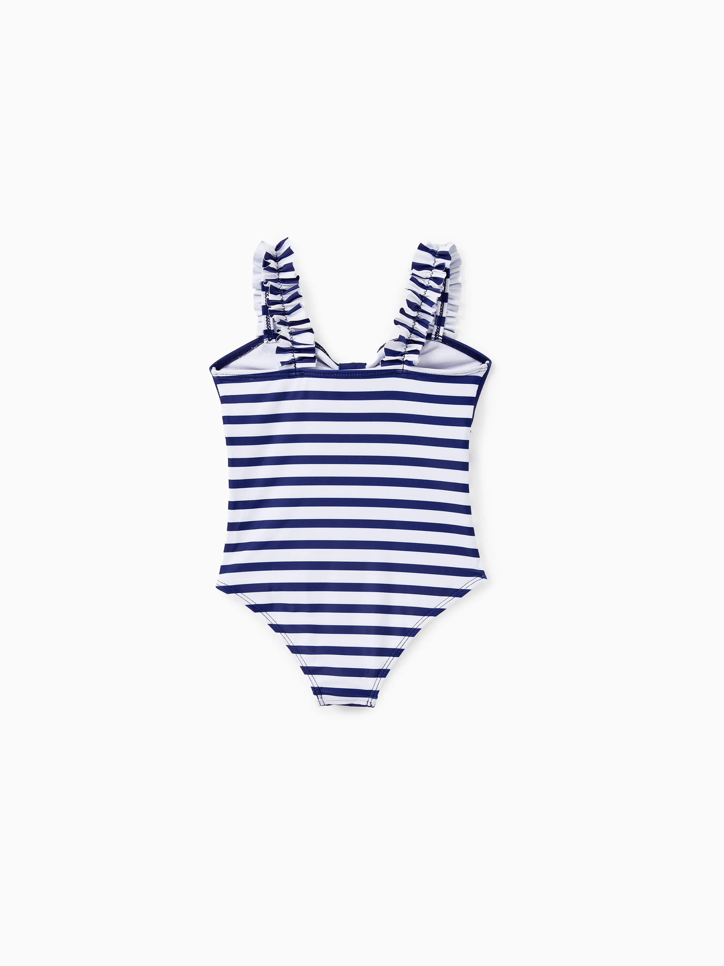 Disney Mickey and Friends Sibling Set Boy/Girl Minnie/Mickey Character Stripped Swimsuit
Dark Blue - Image 3