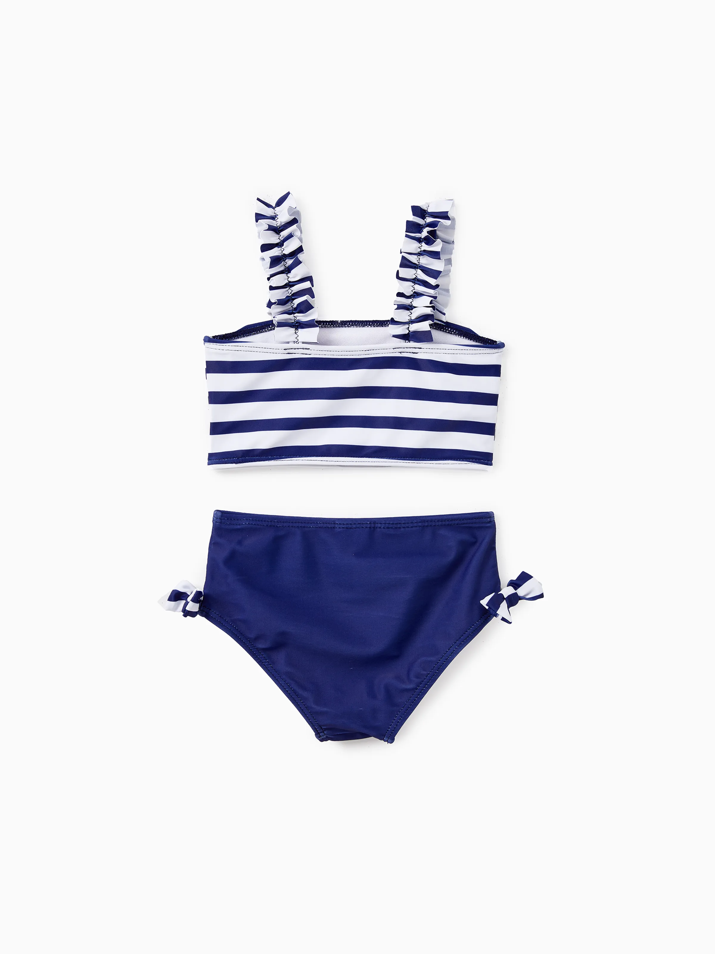 Disney Mickey and Friends Sibling Set Boy/Girl Minnie/Mickey Character Stripped Swimsuit
Dark Blue - Image 8