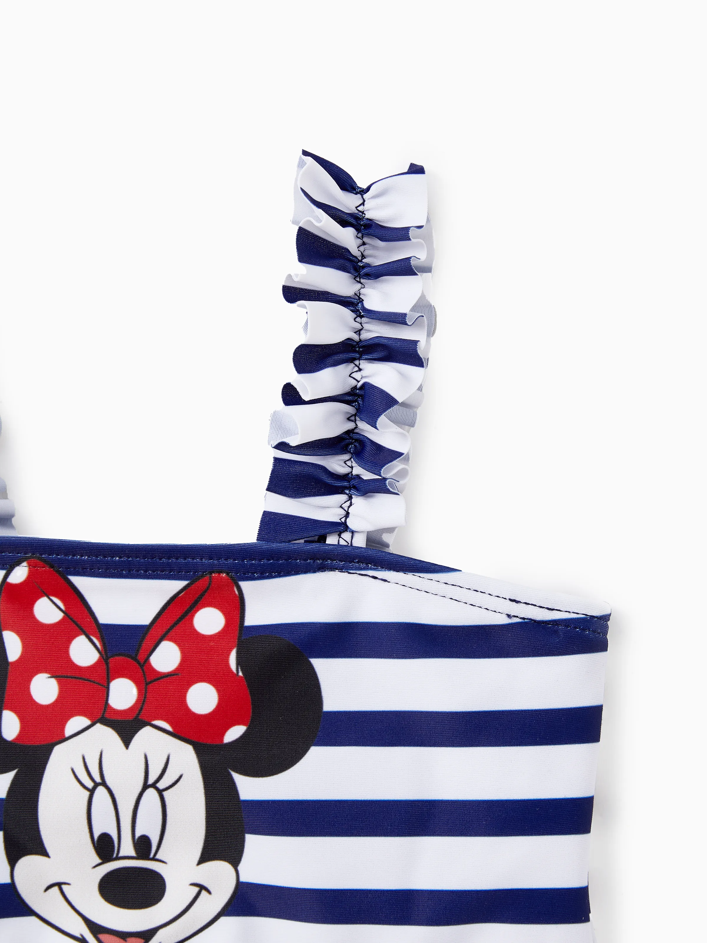 Disney Mickey and Friends Sibling Set Boy/Girl Minnie/Mickey Character Stripped Swimsuit
Dark Blue - Image 9
