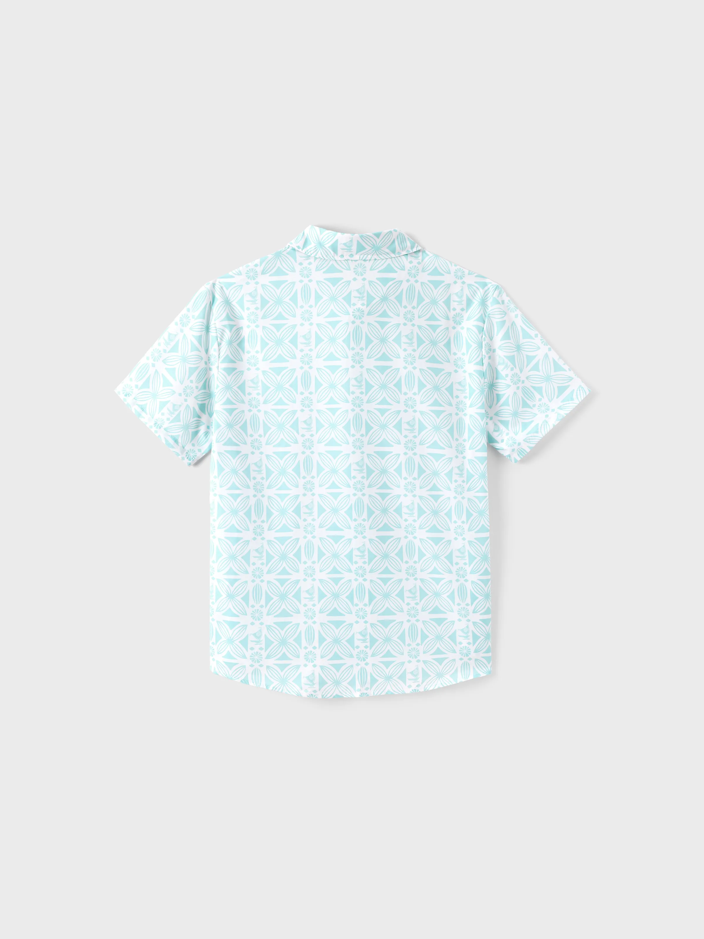 Disney Princess Daddy & Daughter Moana Dress/Shirt Green - Image 4