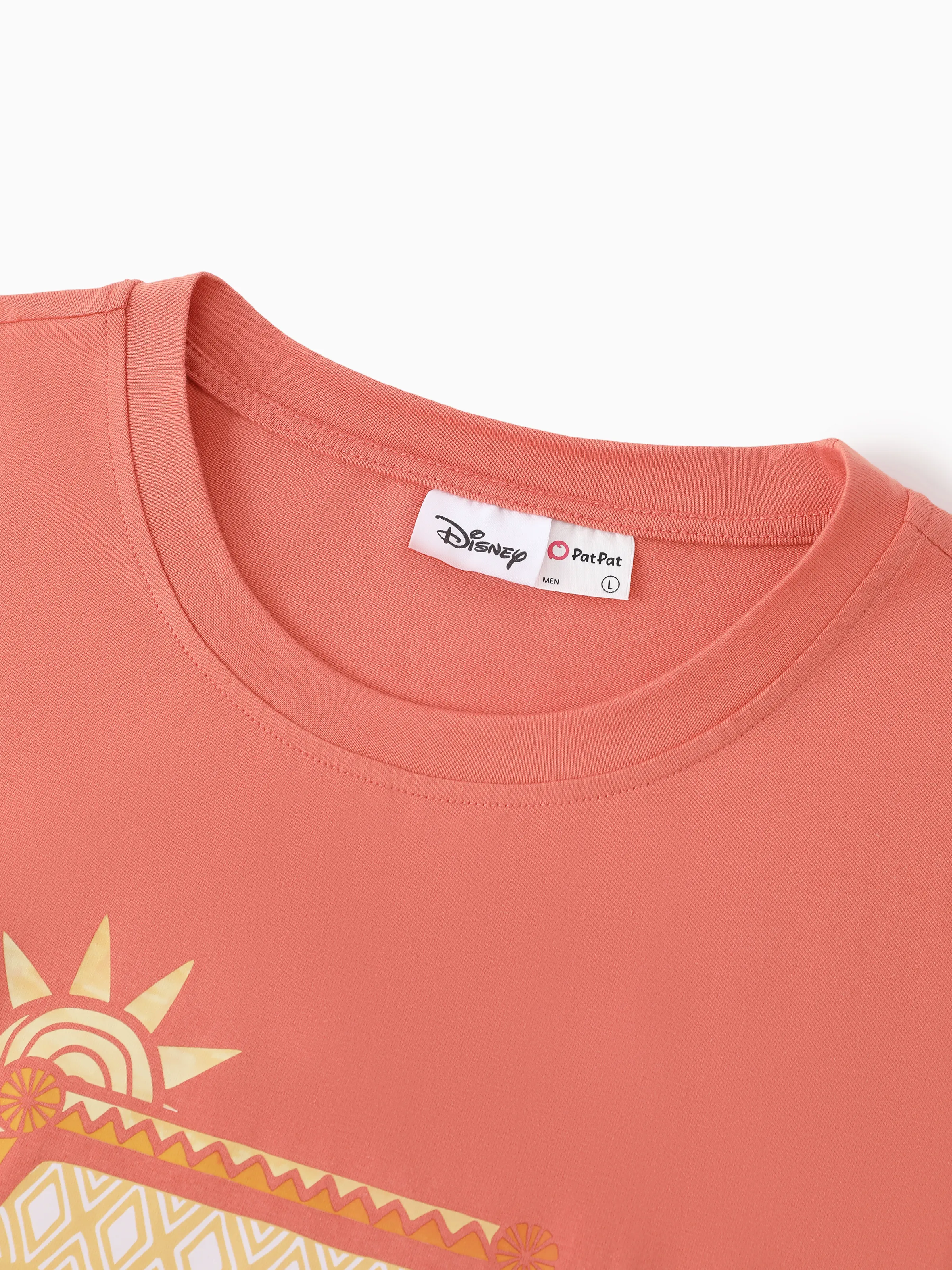 Disney Princess Daddy & Daughter Moana Sporty Dress with Built-in Shorts & Pockets/ Cotton Top Orange - Image 8