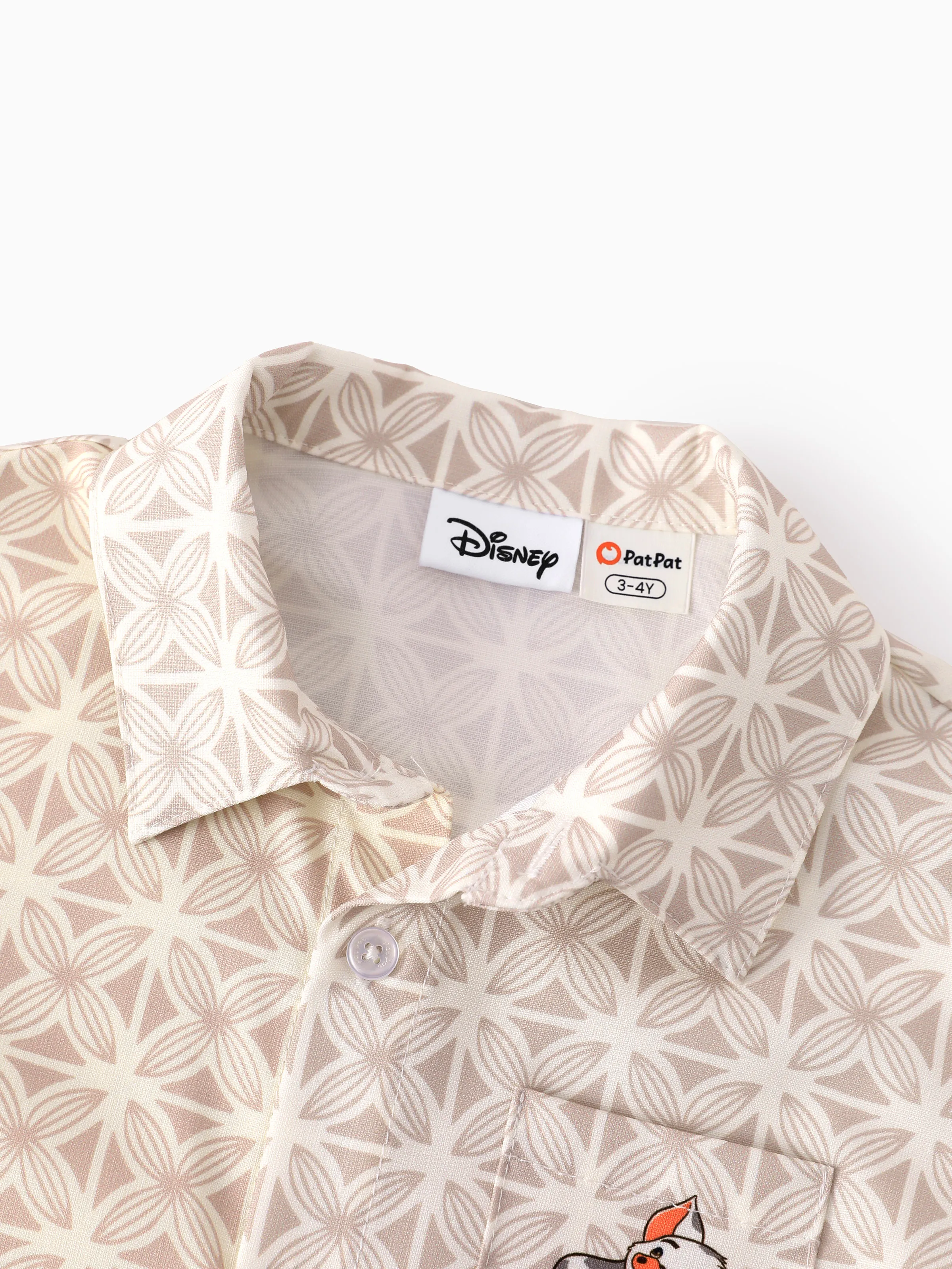 Disney Princess Family Matching Moana Island-Inspired Dress & Shirt Set Coral Pink - Image 13