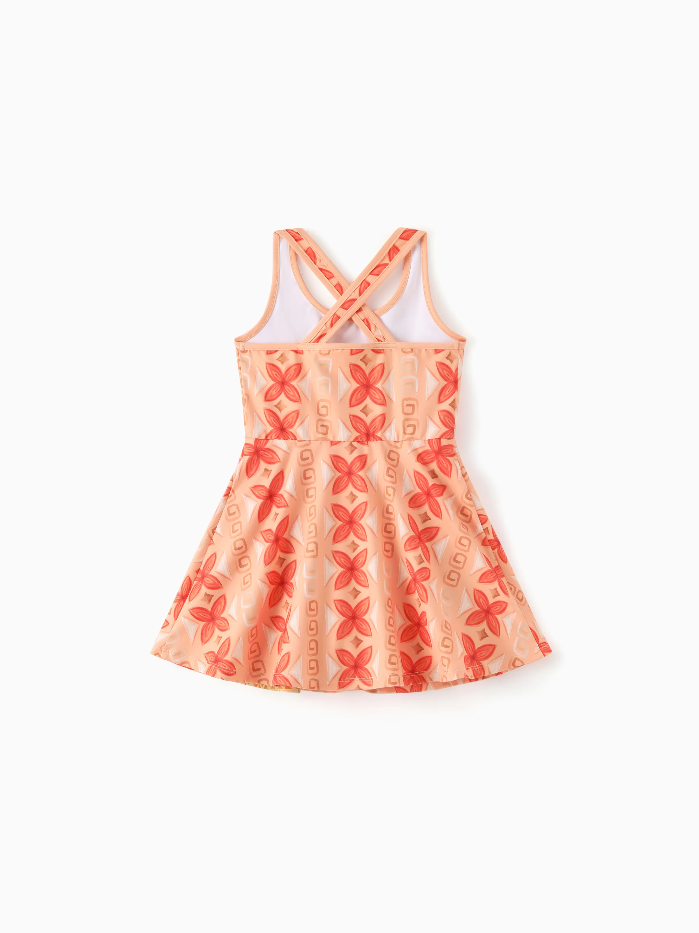 Disney Princess Matching Family Moana Sporty Dress/ Cotton Top Orange - Image 12