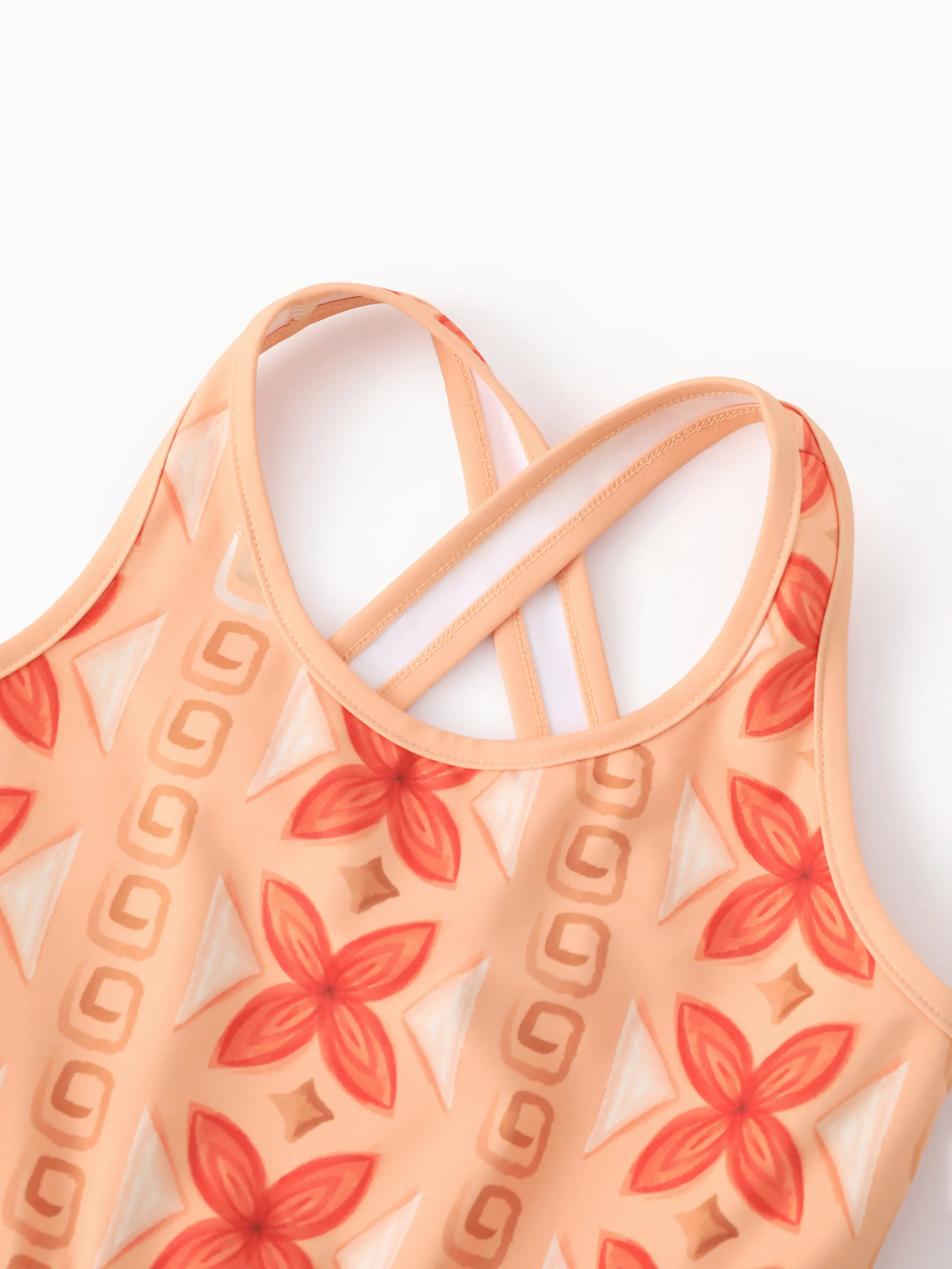 Disney Princess Matching Family Moana Sporty Dress/ Cotton Top Orange - Image 13