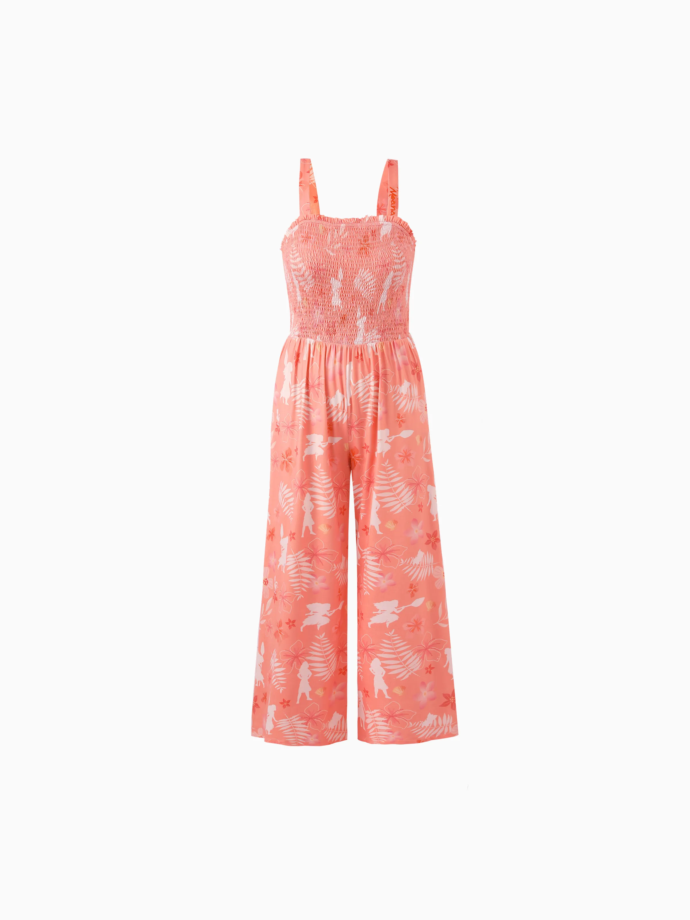 Disney Princess Mommy and Me Moana Allover Print Jumpsuit Orange red - Image 3