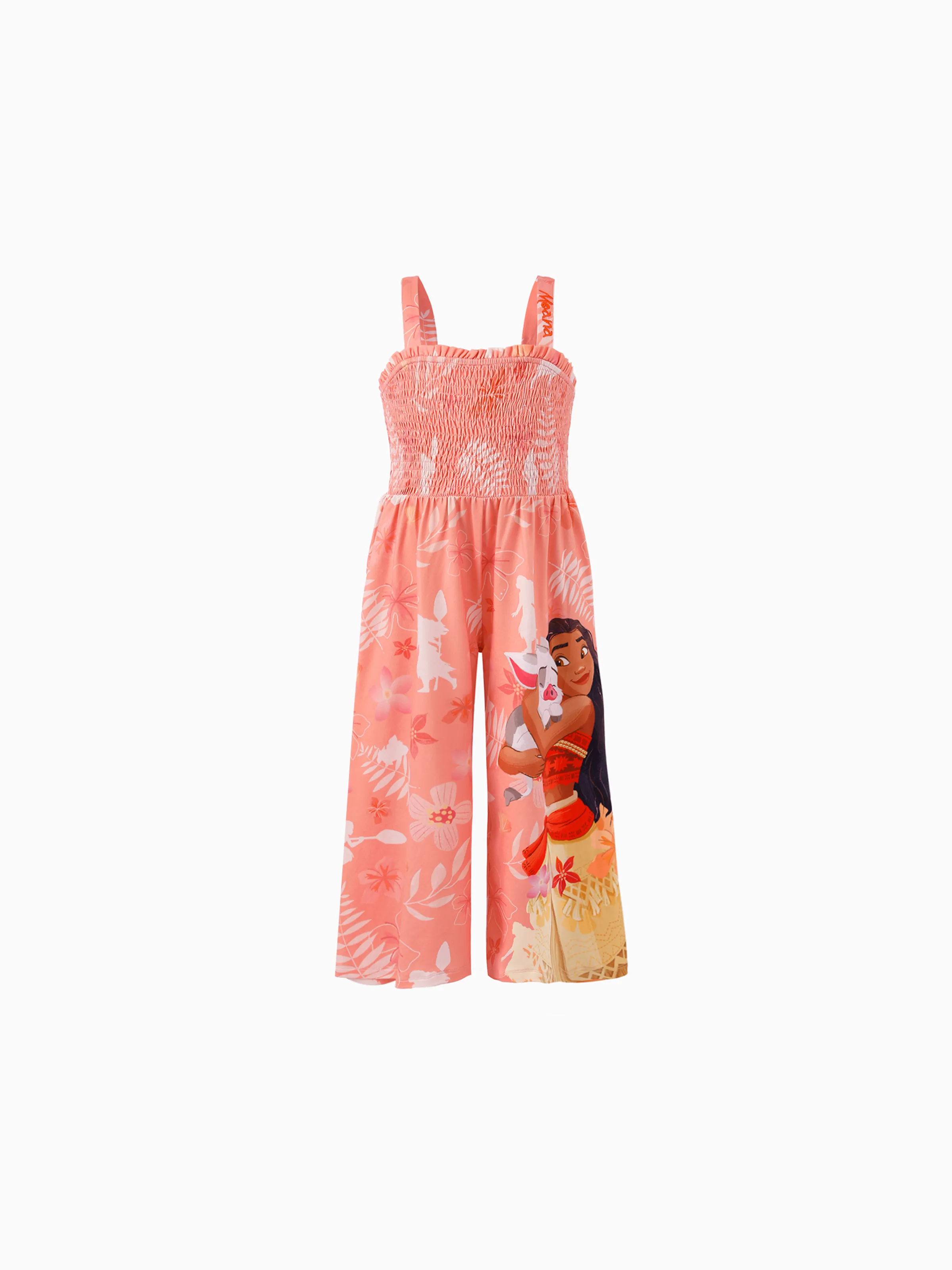 Disney Princess Mommy and Me Moana Allover Print Jumpsuit Orange red - Image 7