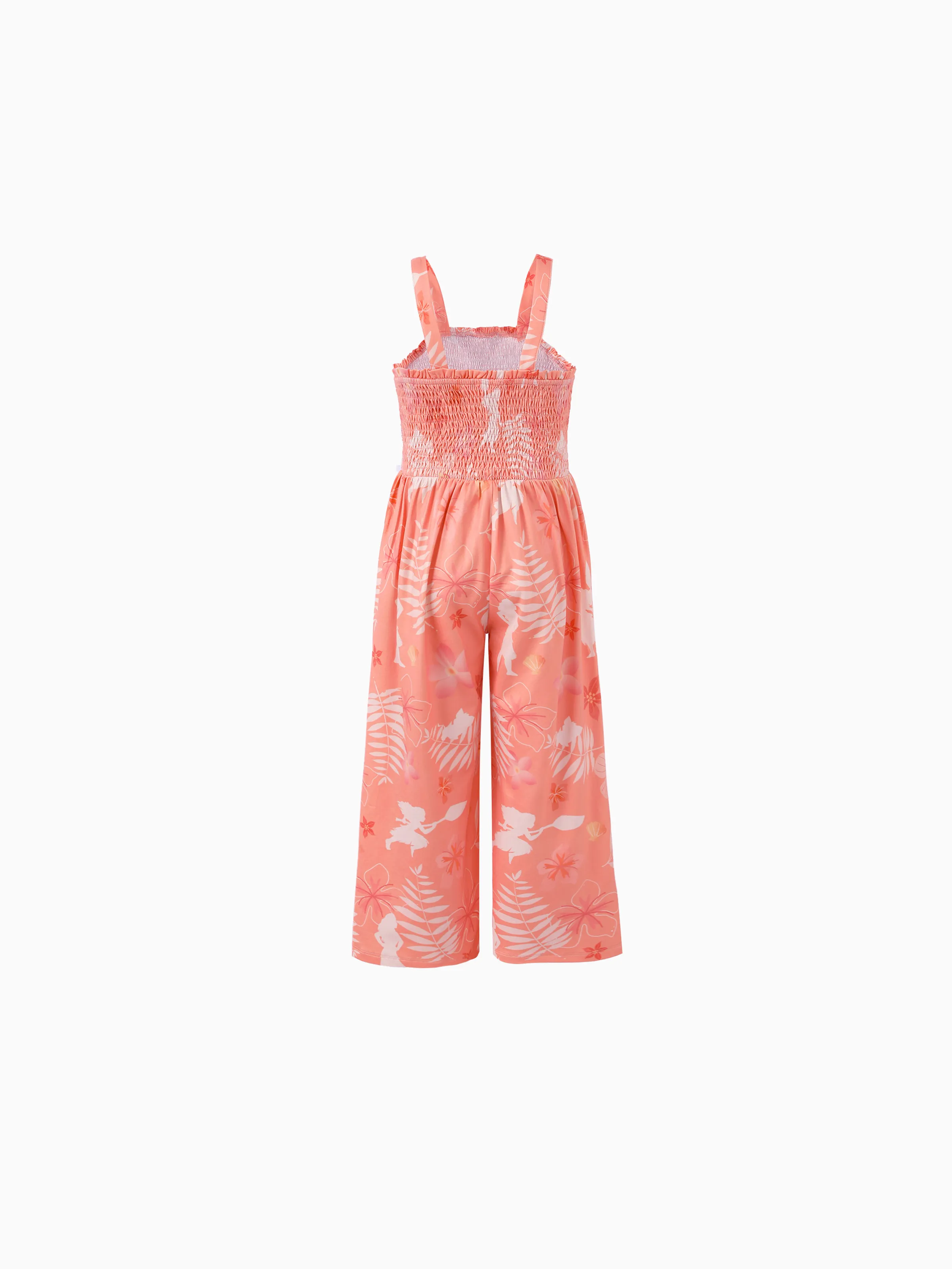 Disney Princess Mommy and Me Moana Allover Print Jumpsuit Orange red - Image 8