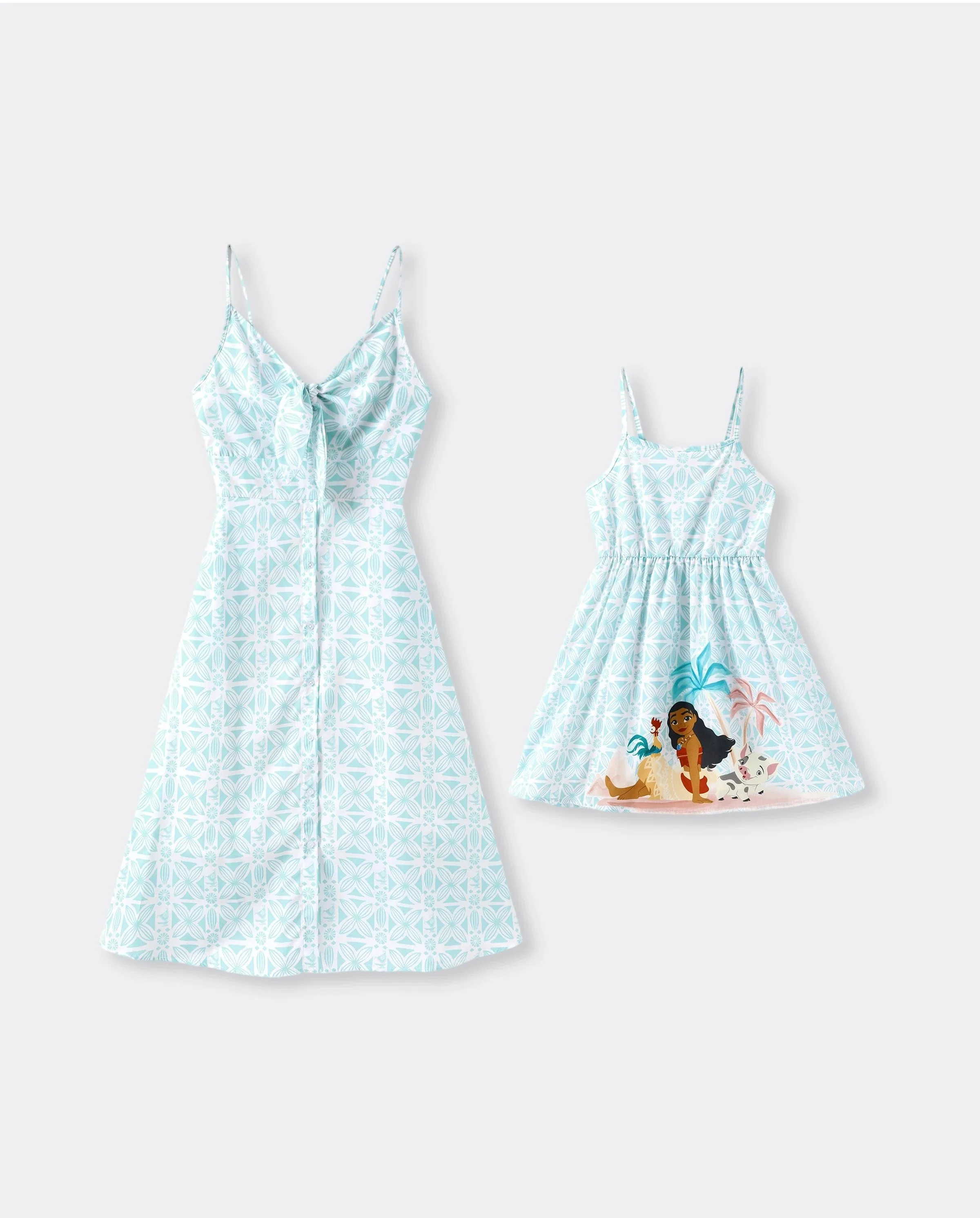 Disney Princess Mommy & me Moana Dress Green