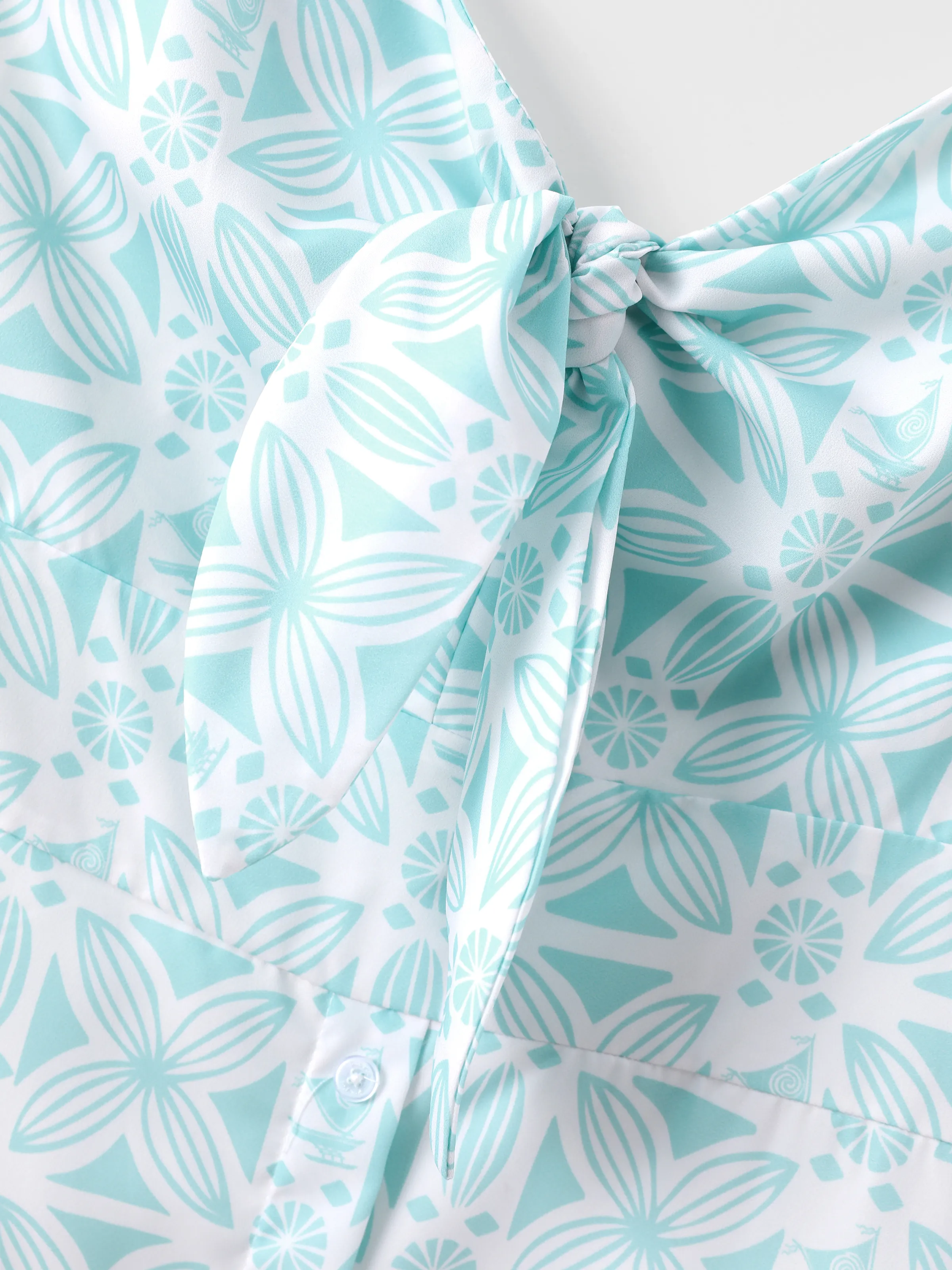 Disney Princess Mommy & me Moana Dress Green - Image 5