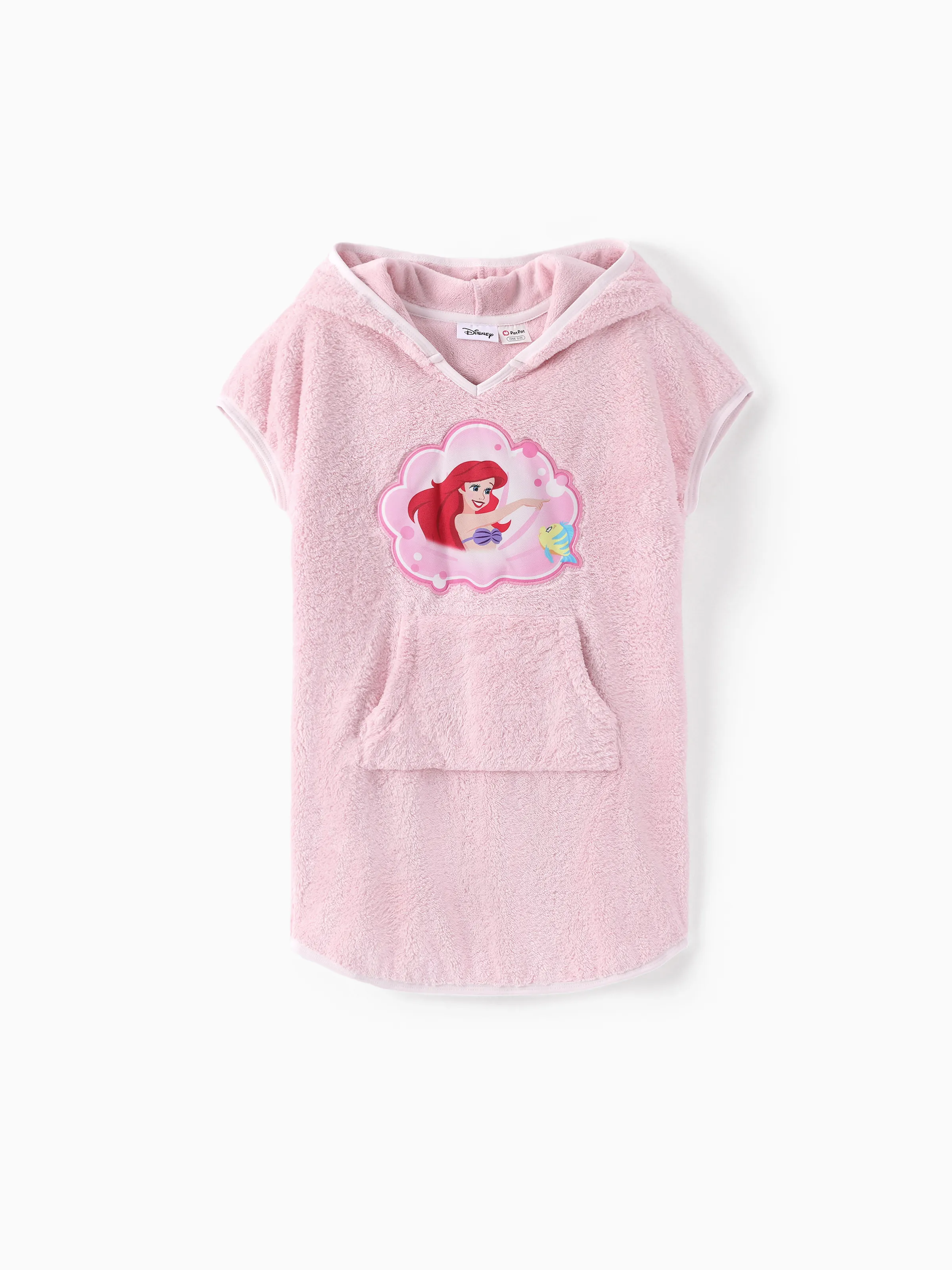 Disney Princess Toddler/Kid Girl Ariel Terry Hooded Swim Cover-up
Light Pink