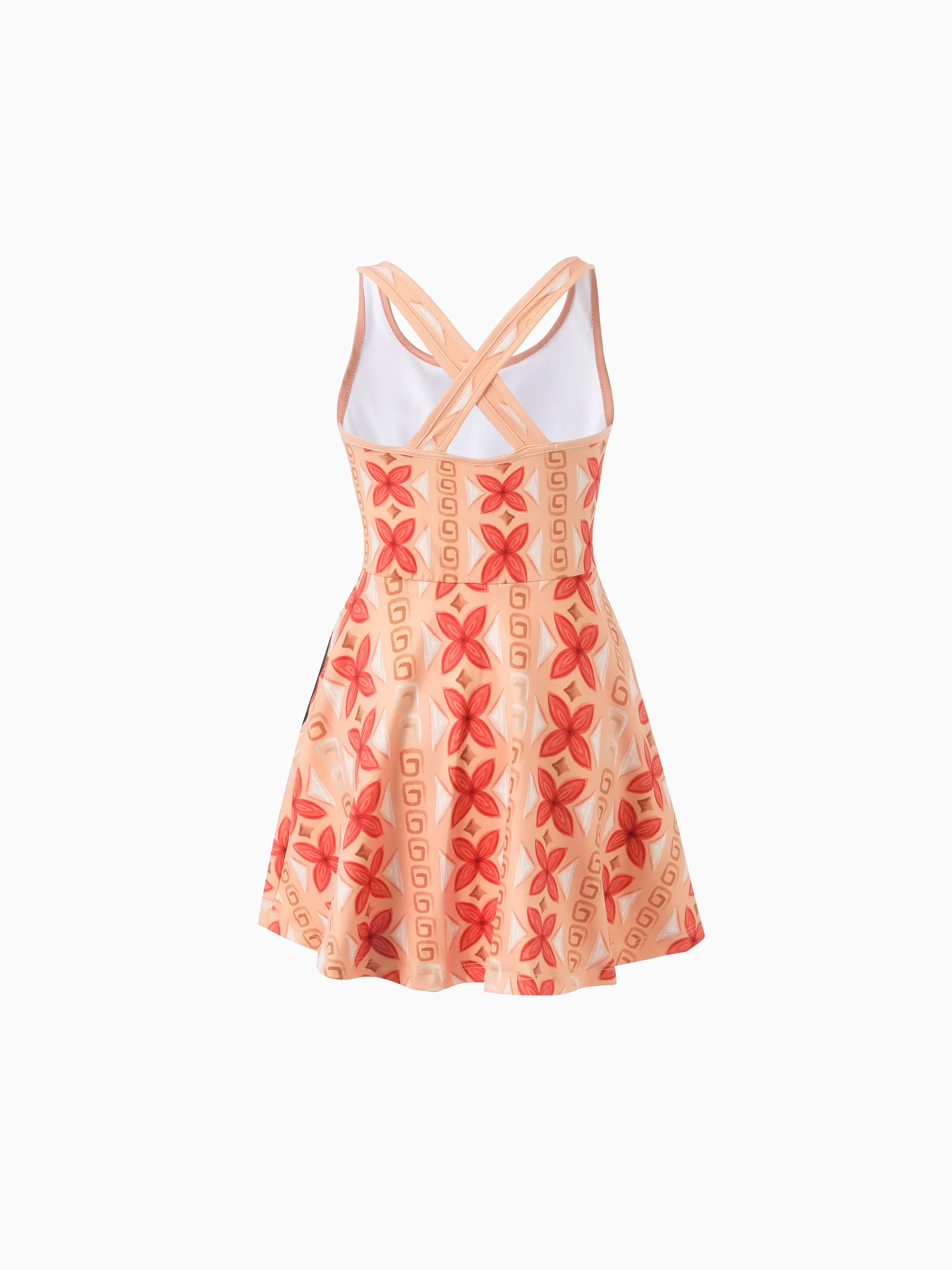 Disney Princess Toddler/Kid Girl Moana Sporty Dress/ Cotton Top Orange - Image 6