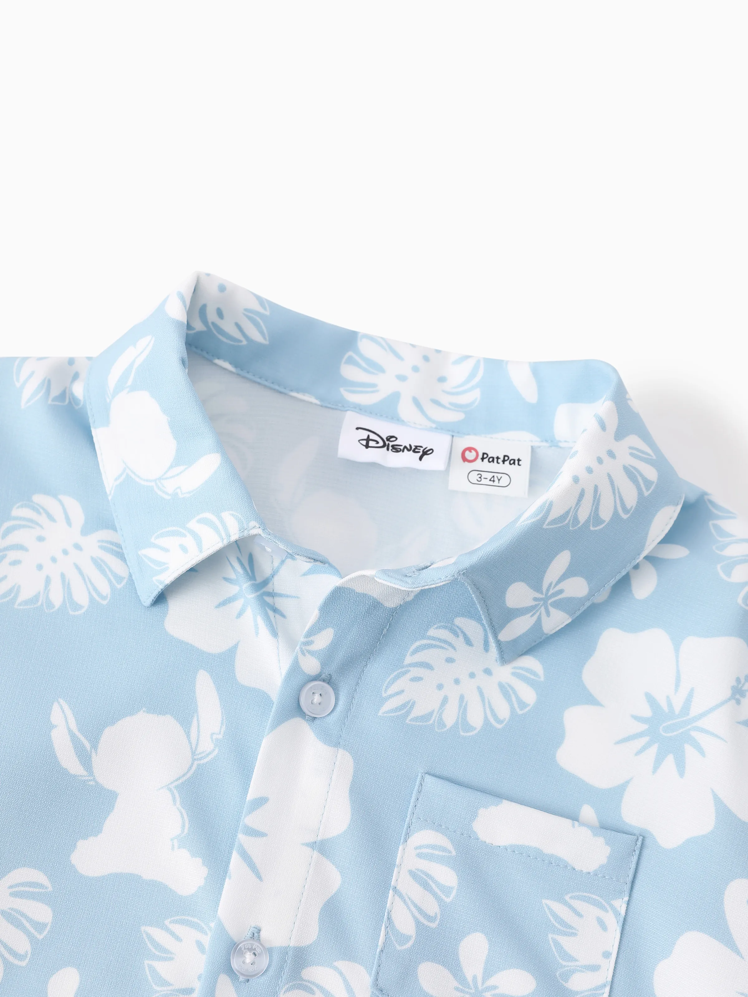 Disney Stitch Mommy & me Tropical Floral Jumpsuit/ Dress/ Shirt Light Blue - Image 22