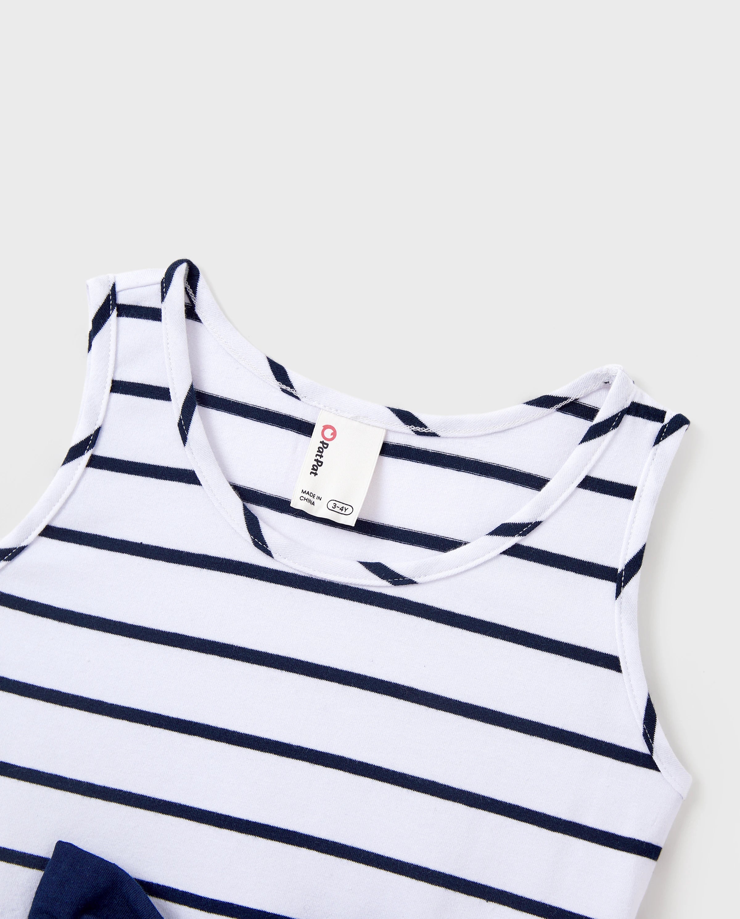 Family Matching Cotton T-Shirt & Dress Set – Sunny Days Palm Print for Dad, Mom, Baby & Toddler, Perfect for Summer Vacations & Family Outings Tibetan blue - Image 9