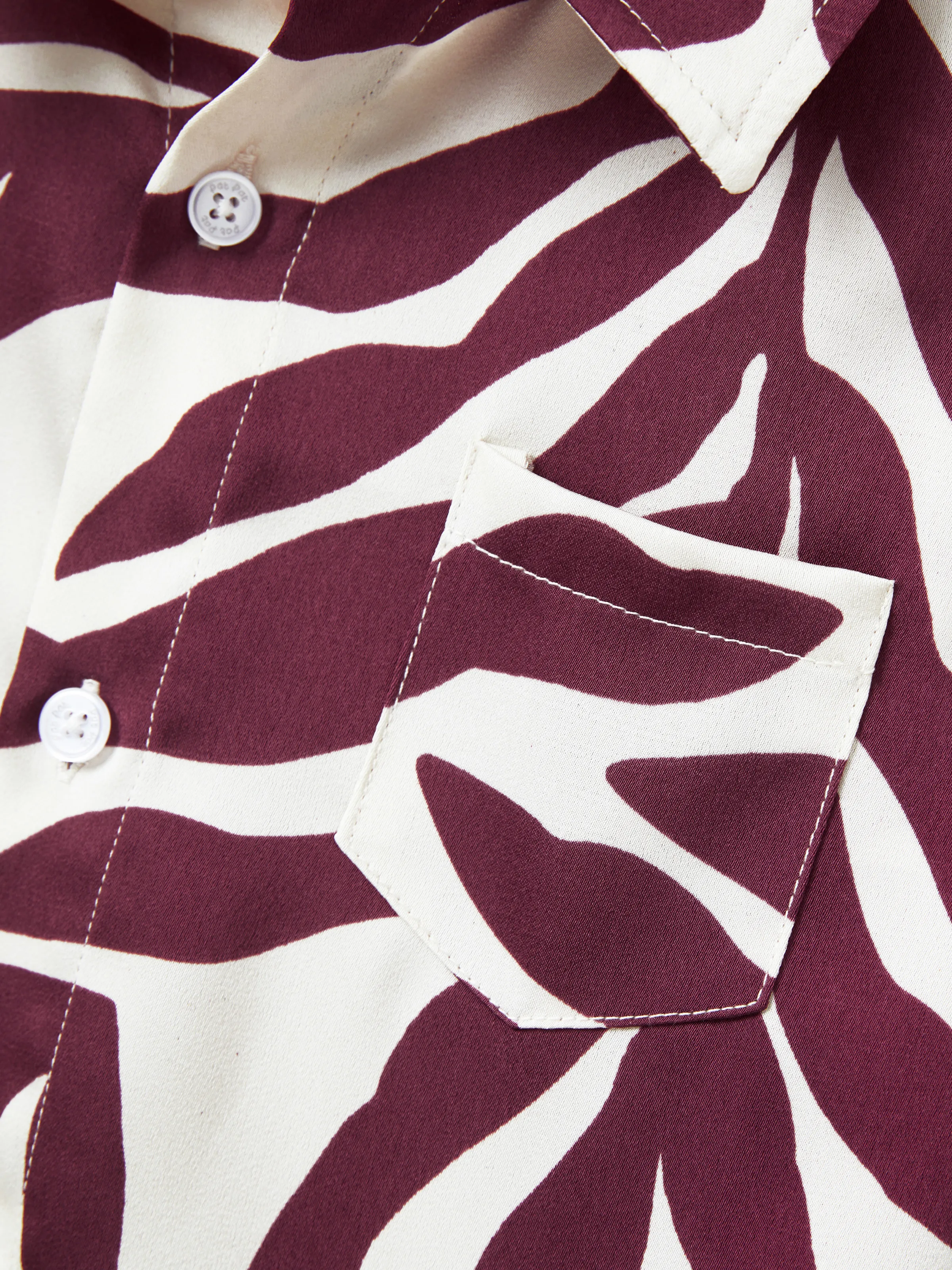 Family Matching Outfits Red Leaf Print Shirts and Strap Belted Dress for Hawaii/Cruise/Resort/Casual Wear White - Image 21