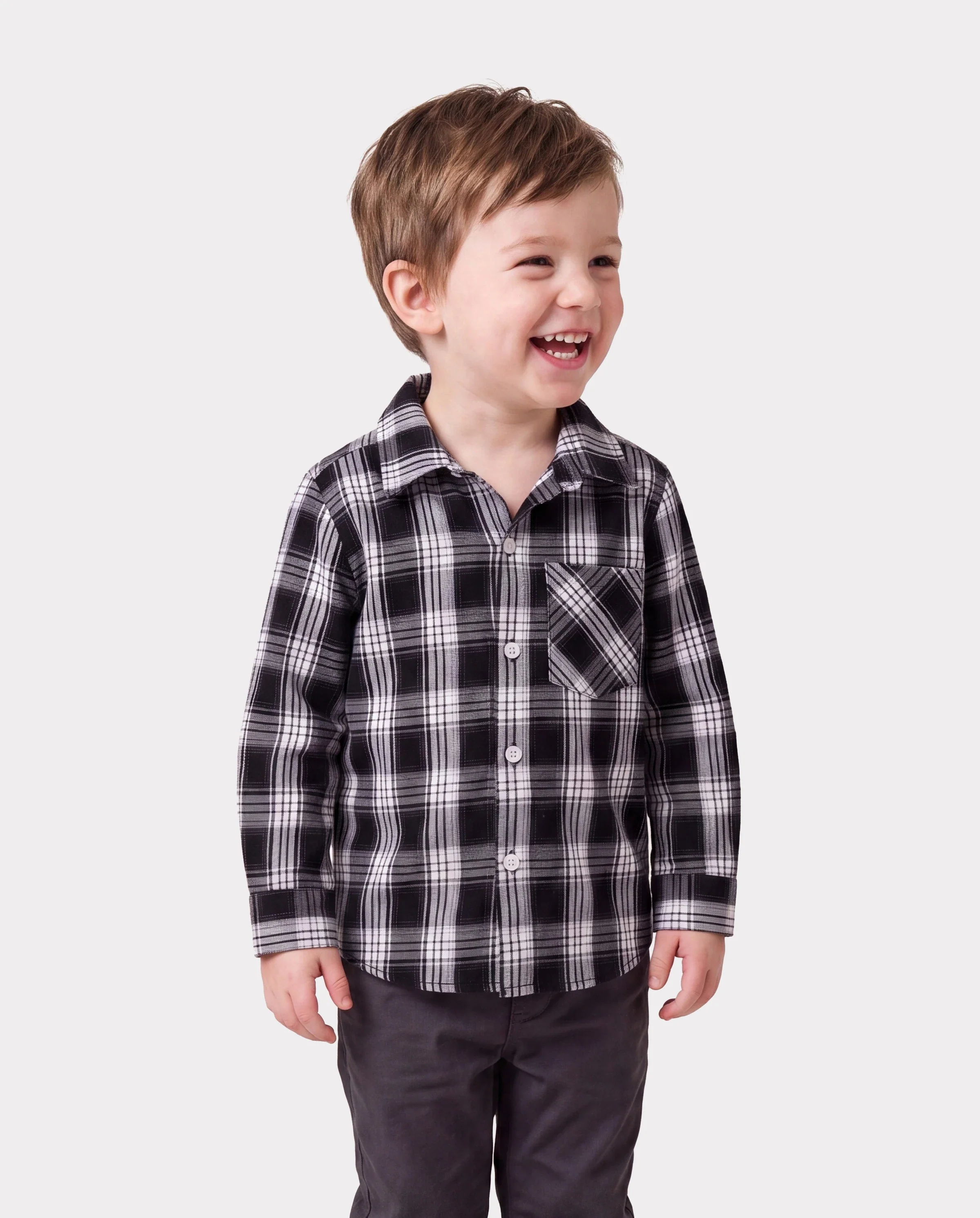 Family Matching Sets Long Sleeves Black and White Plaid Sweatshirt or Velvet Short-sleeve Belted Dress Burgundy - Image 5