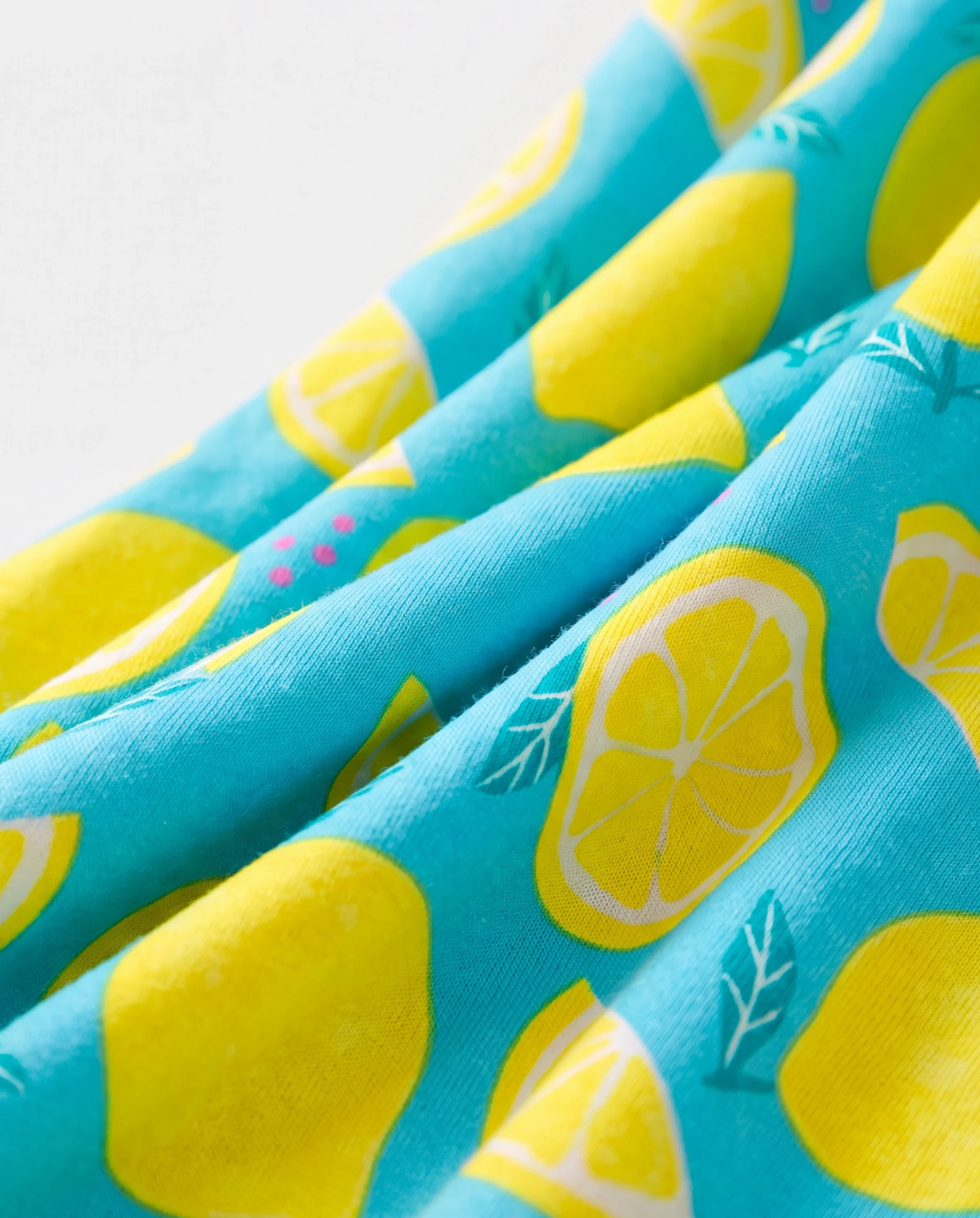 Fresh Market Baby Boy Lemon Shirt & Shorts Set Turquoise - Image 4