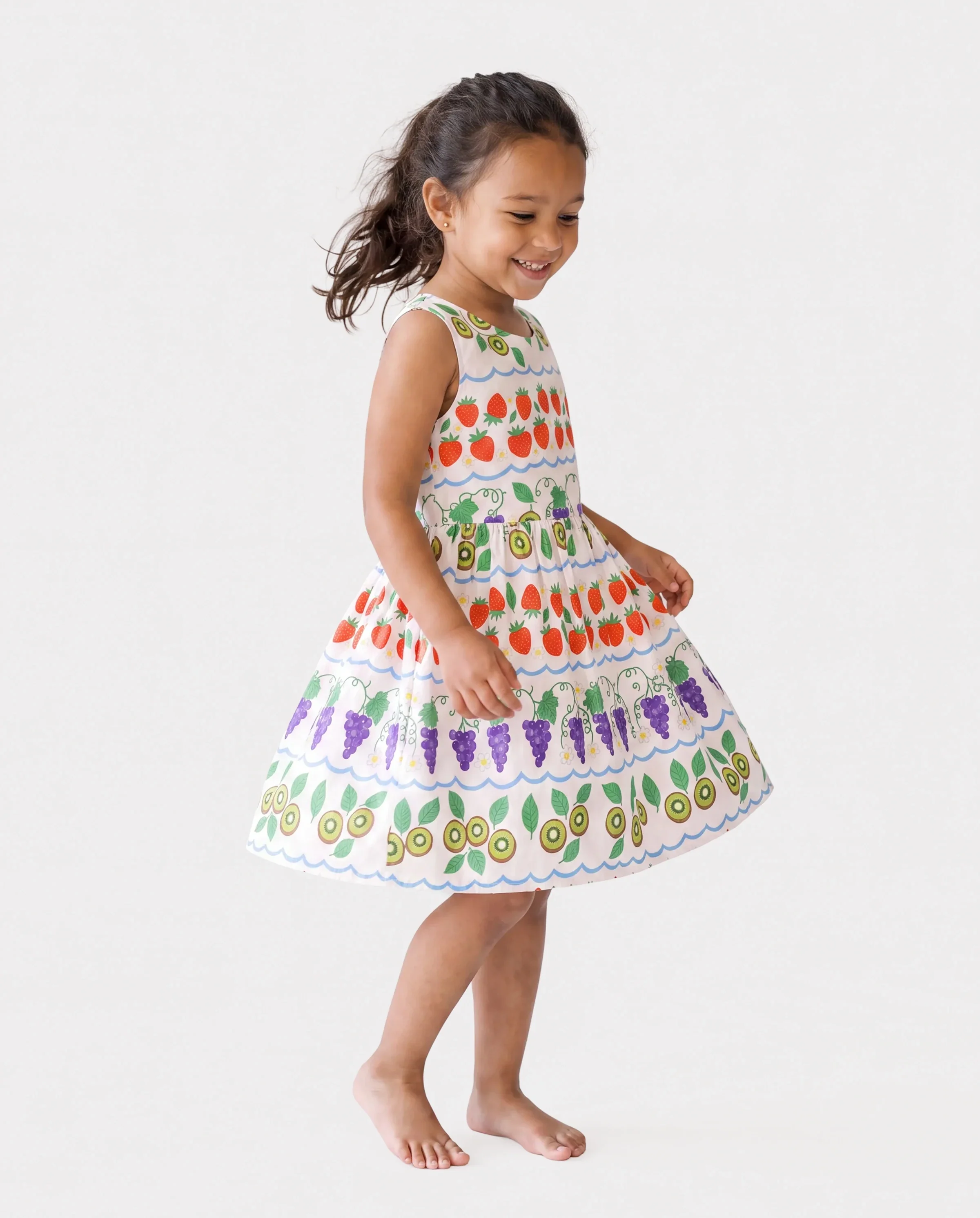 Fresh Market Toddler Girl Fruit Crossback Dress Multi-color - Image 2