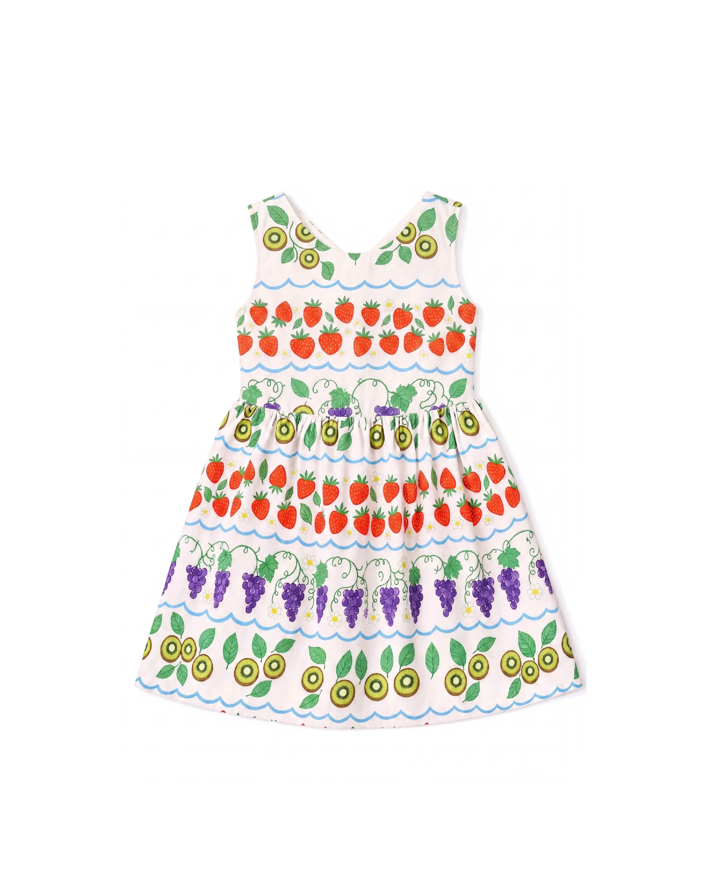 Fresh Market Toddler Girl Fruit Crossback Dress Multi-color - Image 5