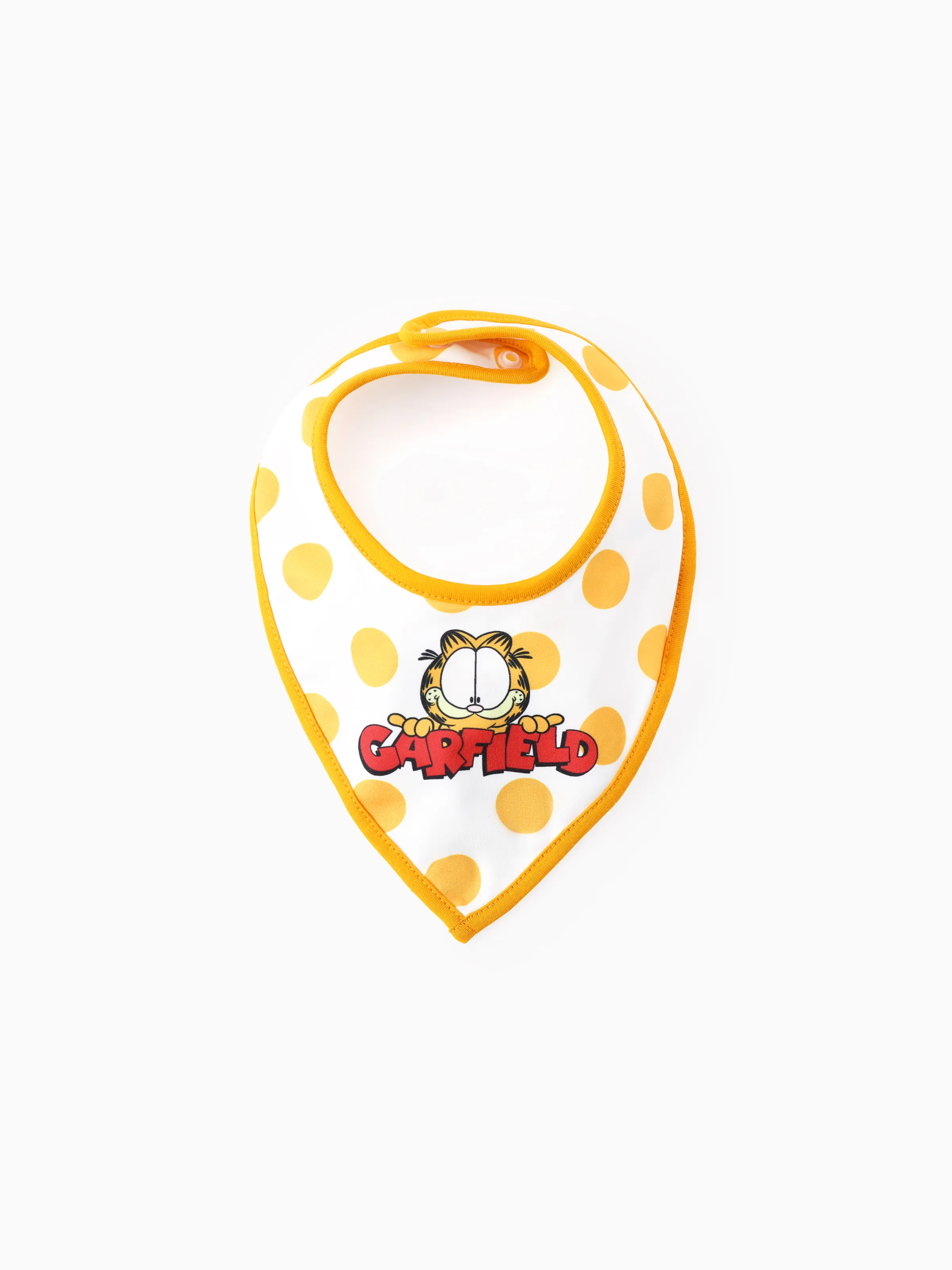Garfield Baby Boy/Girl 2pcs Polka Dot Long-sleeve Jumpsuit with Drool Bibs Set
Yellow - Image 8