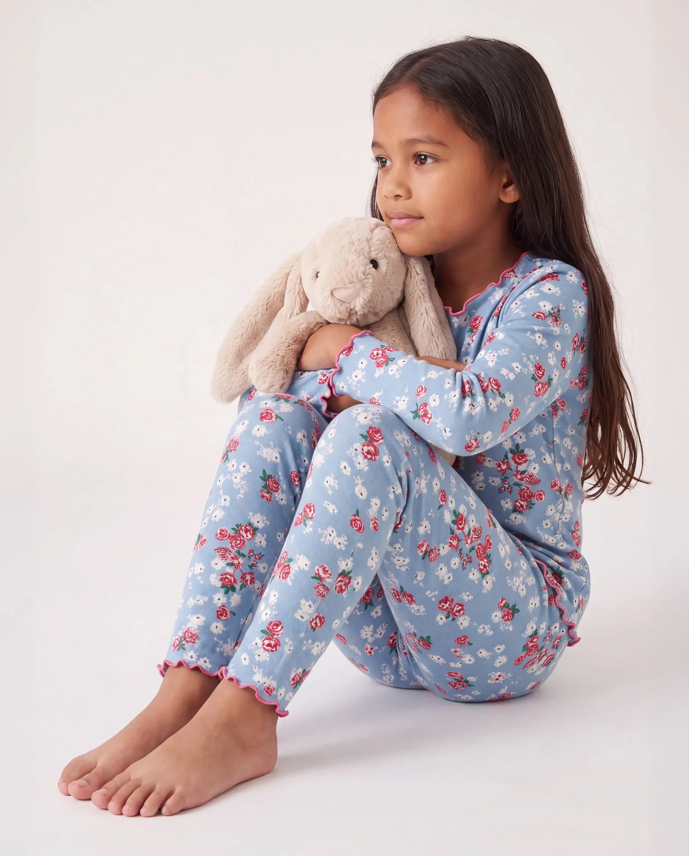 Halloween Pajama Set 2-piece Modal Pajamas With Childlike Print for Toddler / Kids ( Snug-Fitting ) Blue - Image 2