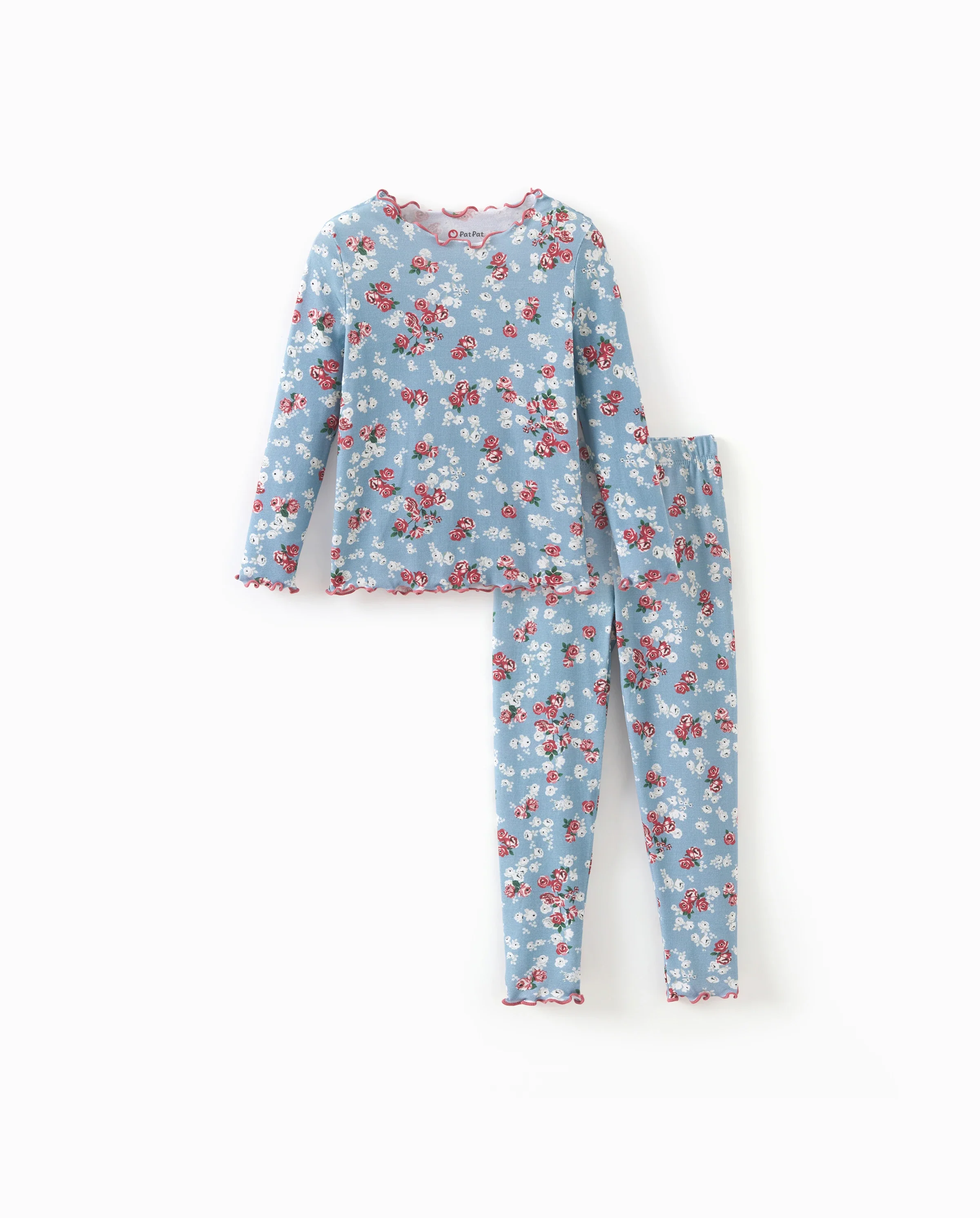 Halloween Pajama Set 2-piece Modal Pajamas With Childlike Print for Toddler / Kids ( Snug-Fitting ) Blue - Image 5