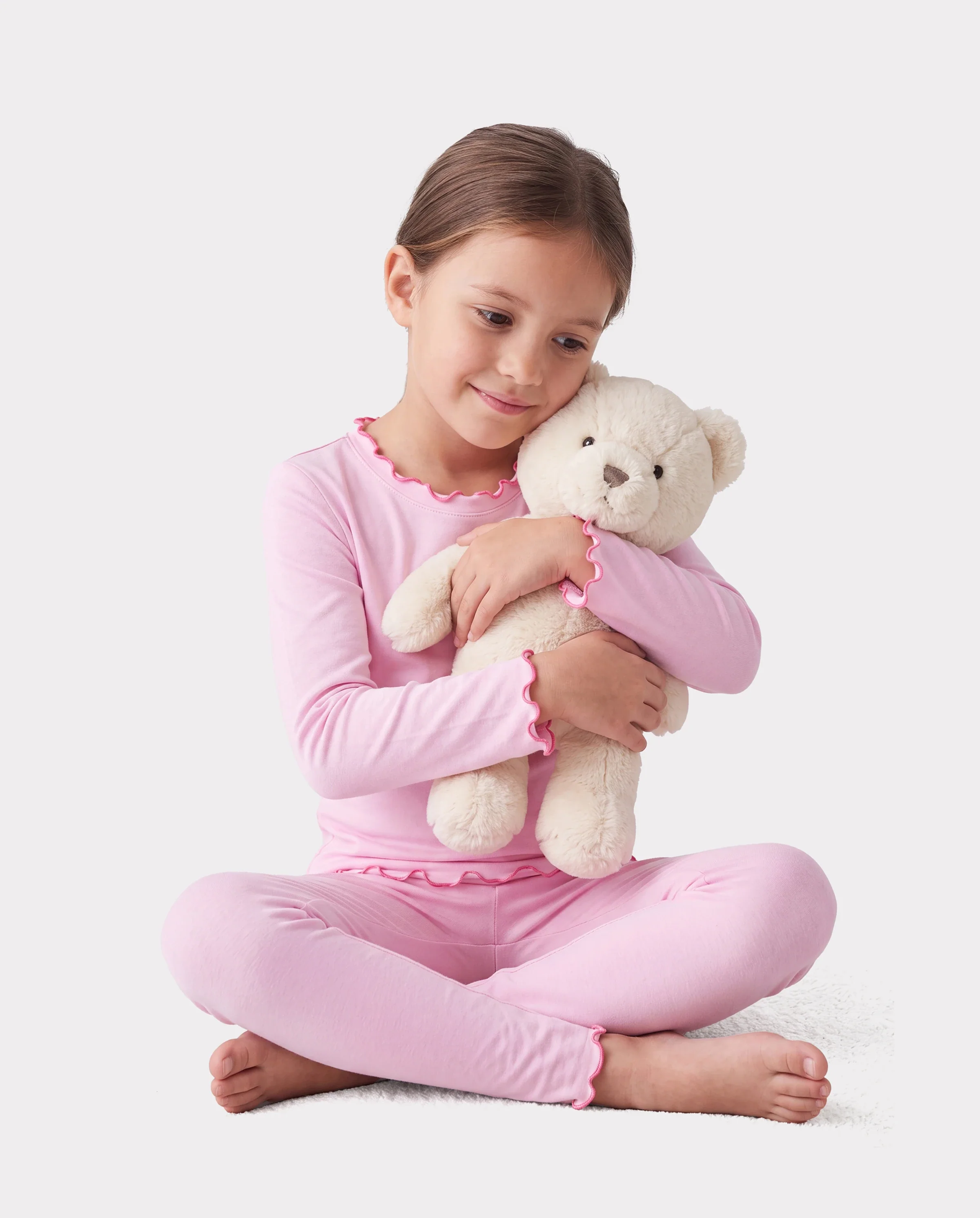 Halloween Pajama Set 2-piece Modal Pajamas With Childlike Print for Toddler / Kids ( Snug-Fitting ) Pink
