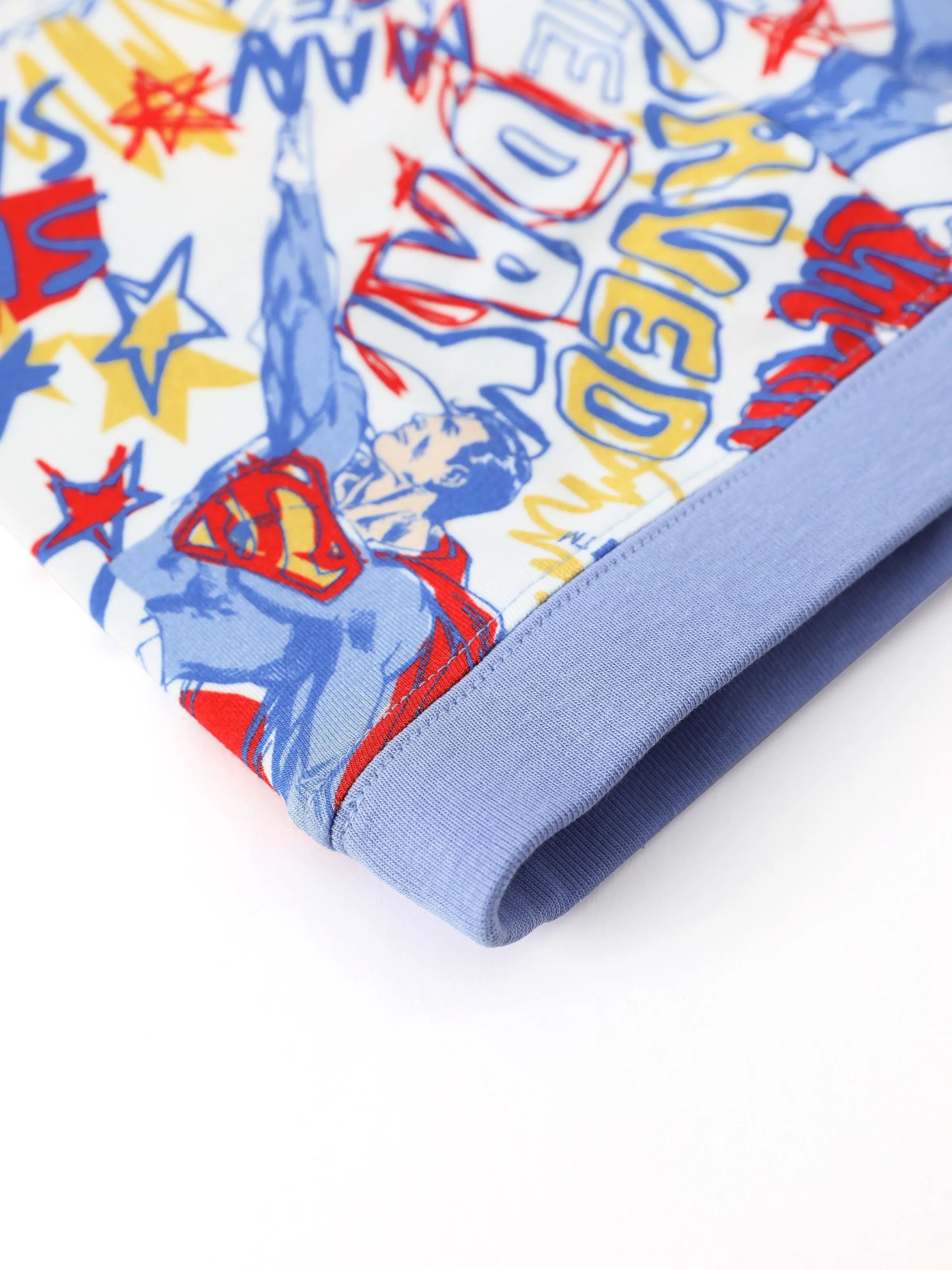 Justice League Toddler/Kid Boy Bamboo Superman 2pcs Pajamas Set Blue - Image 12