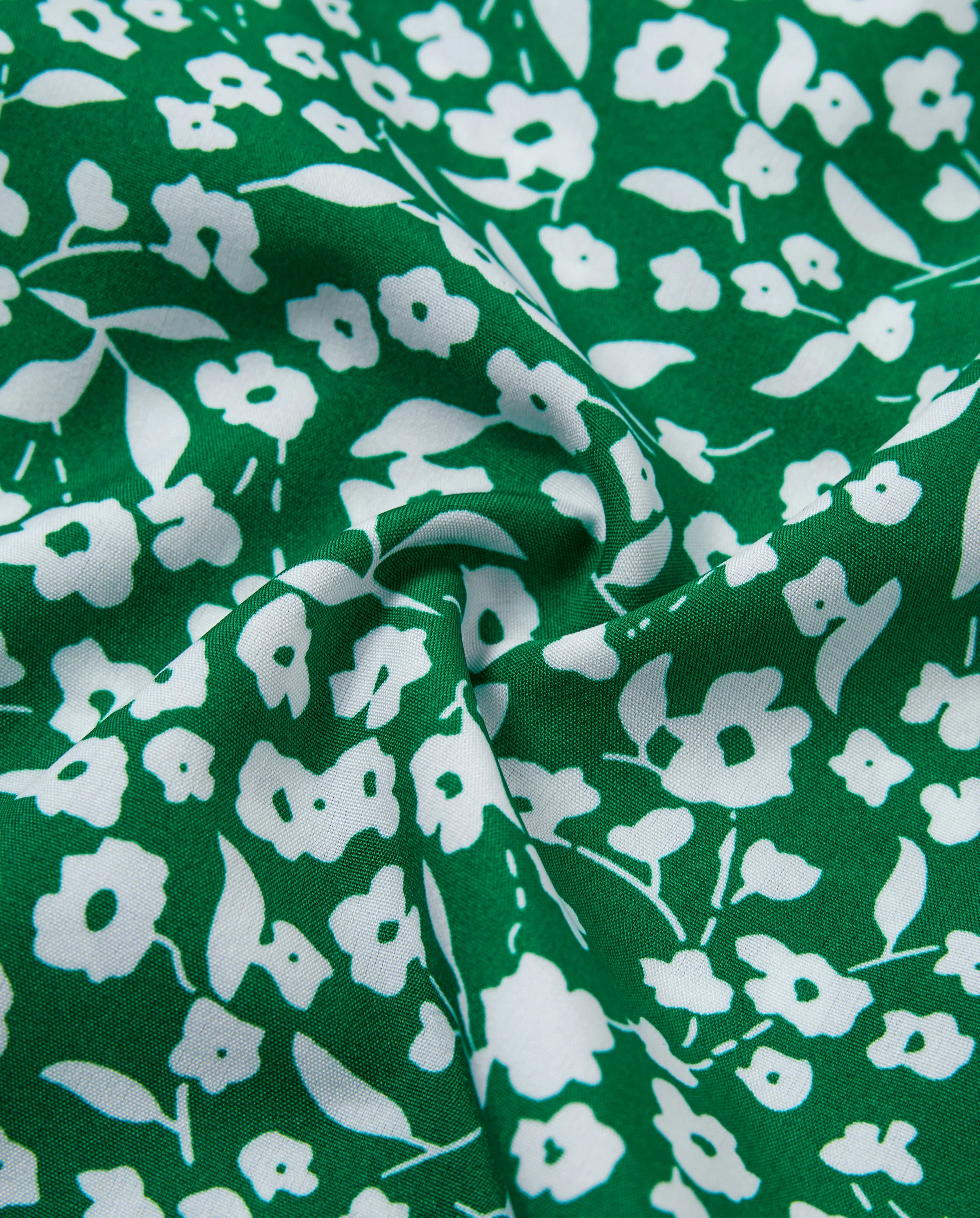 Matching Floral Print Green Smocked Strap Jumpsuits for Mommy and Me Green - Image 5