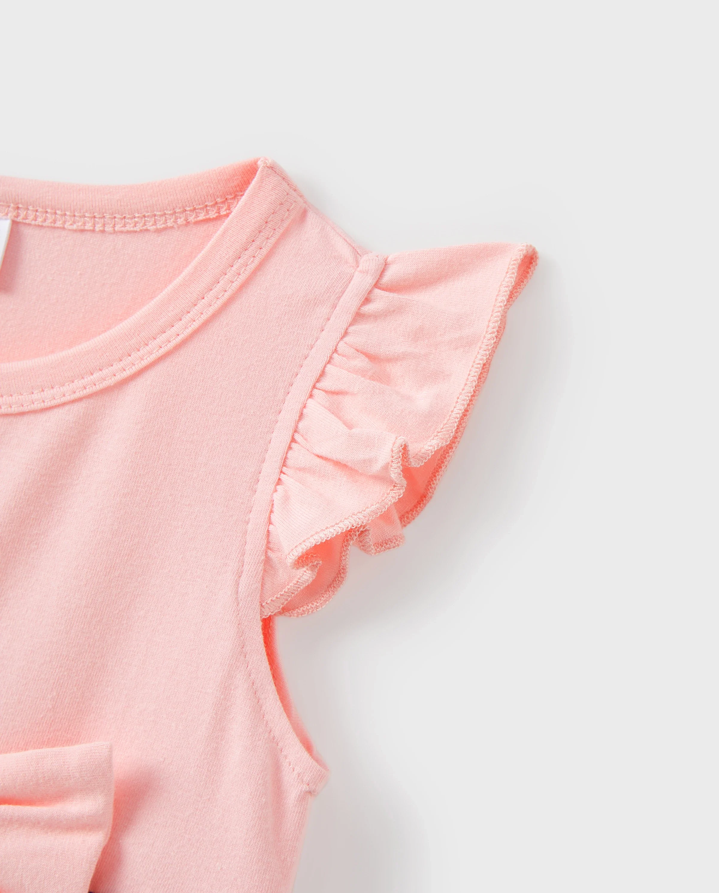 Mommy and Me Family Matching Pink Sleeveless Splicing Floral Print Midi Dresses and Colorblock Short-sleeve Polo Shirts Sets Pink - Image 6