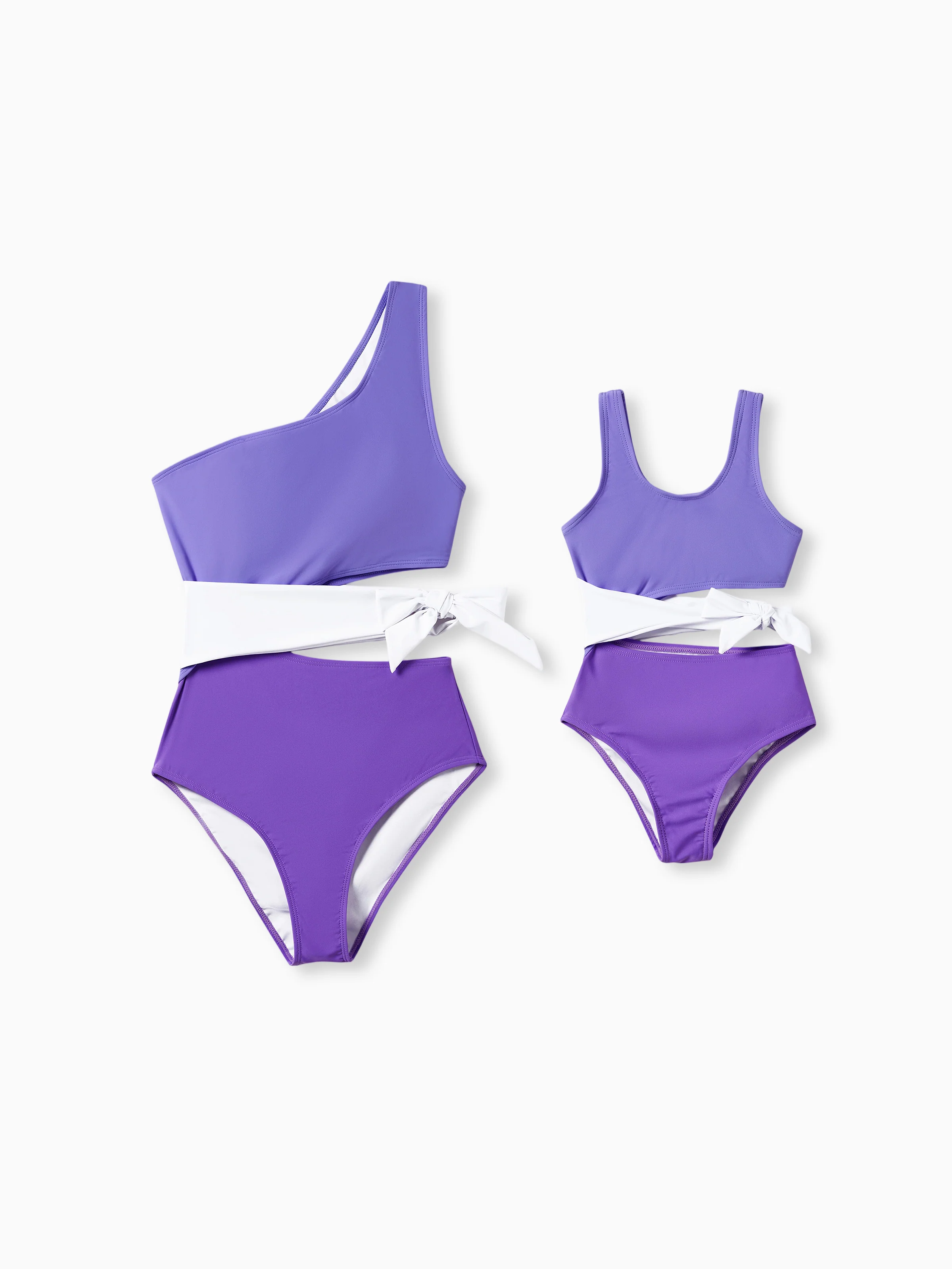Mommy & me Color-block Swim Trunks (Quick-Dry) ColorBlock