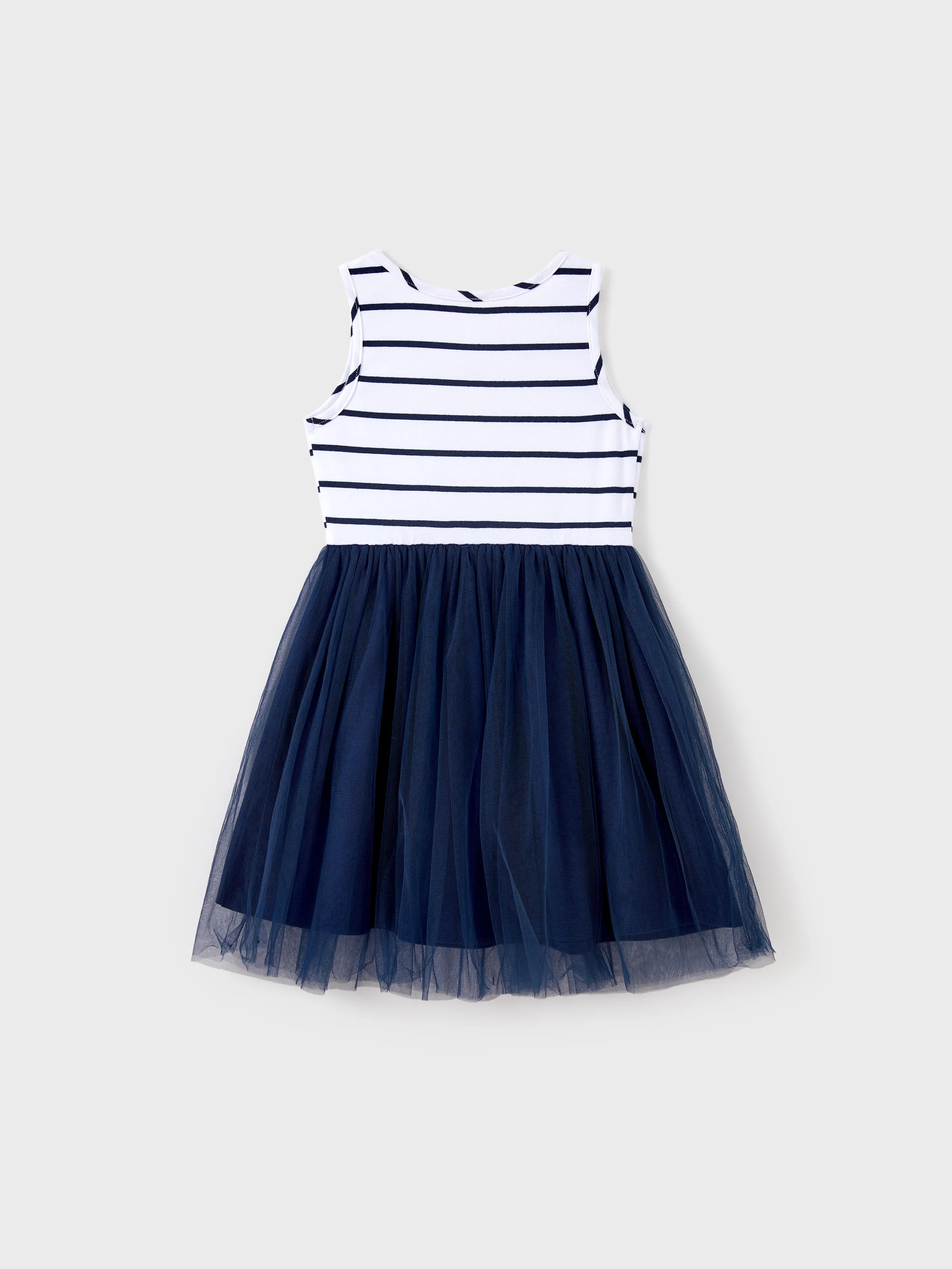 Mommy & me Cotton T-Shirt & Dress Set – Sunny Days Palm Print for Dad, Mom, Baby & Toddler, Perfect for Summer Vacations & Family Outings Tibetan blue - Image 9