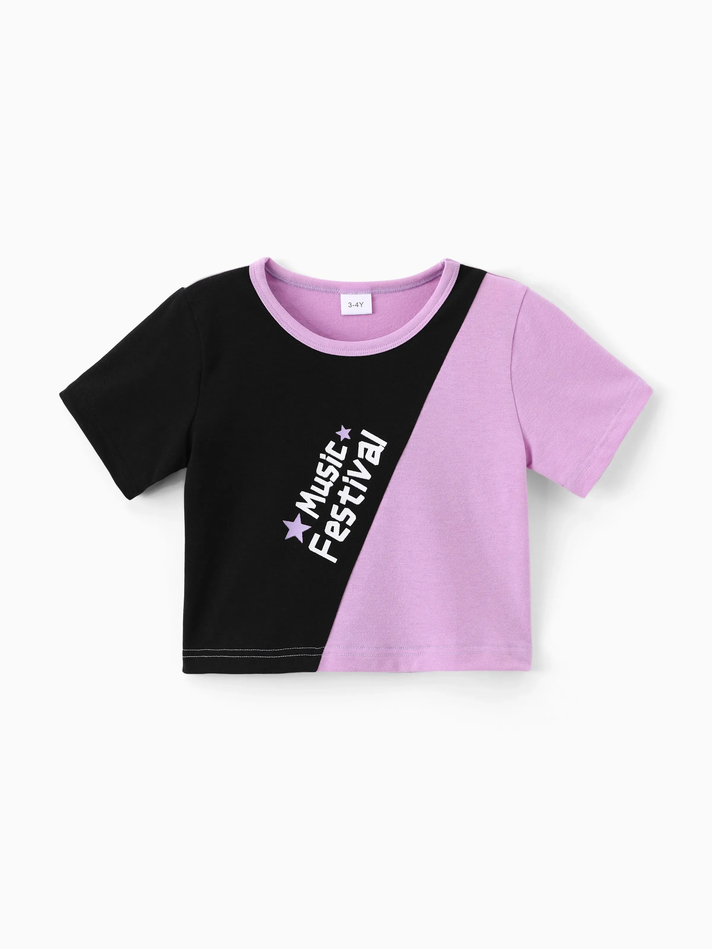 NEON Pop Toddler Girl Skort Set Purple - Image 3