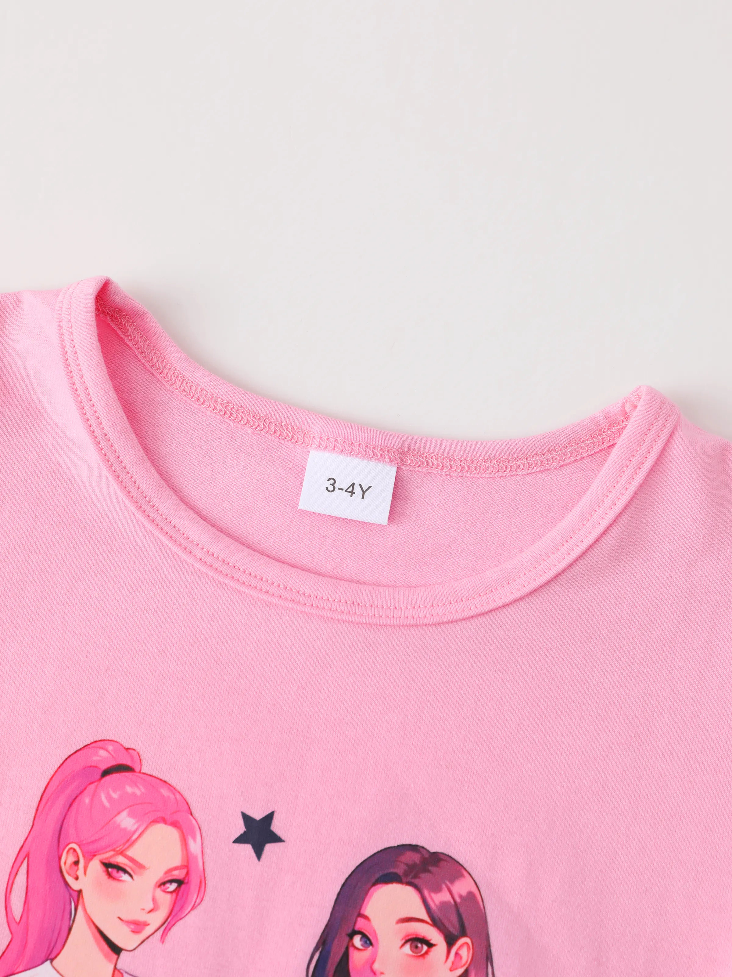 NEON Pop Toddler Girl Top & Shorts Set Pink - Image 6