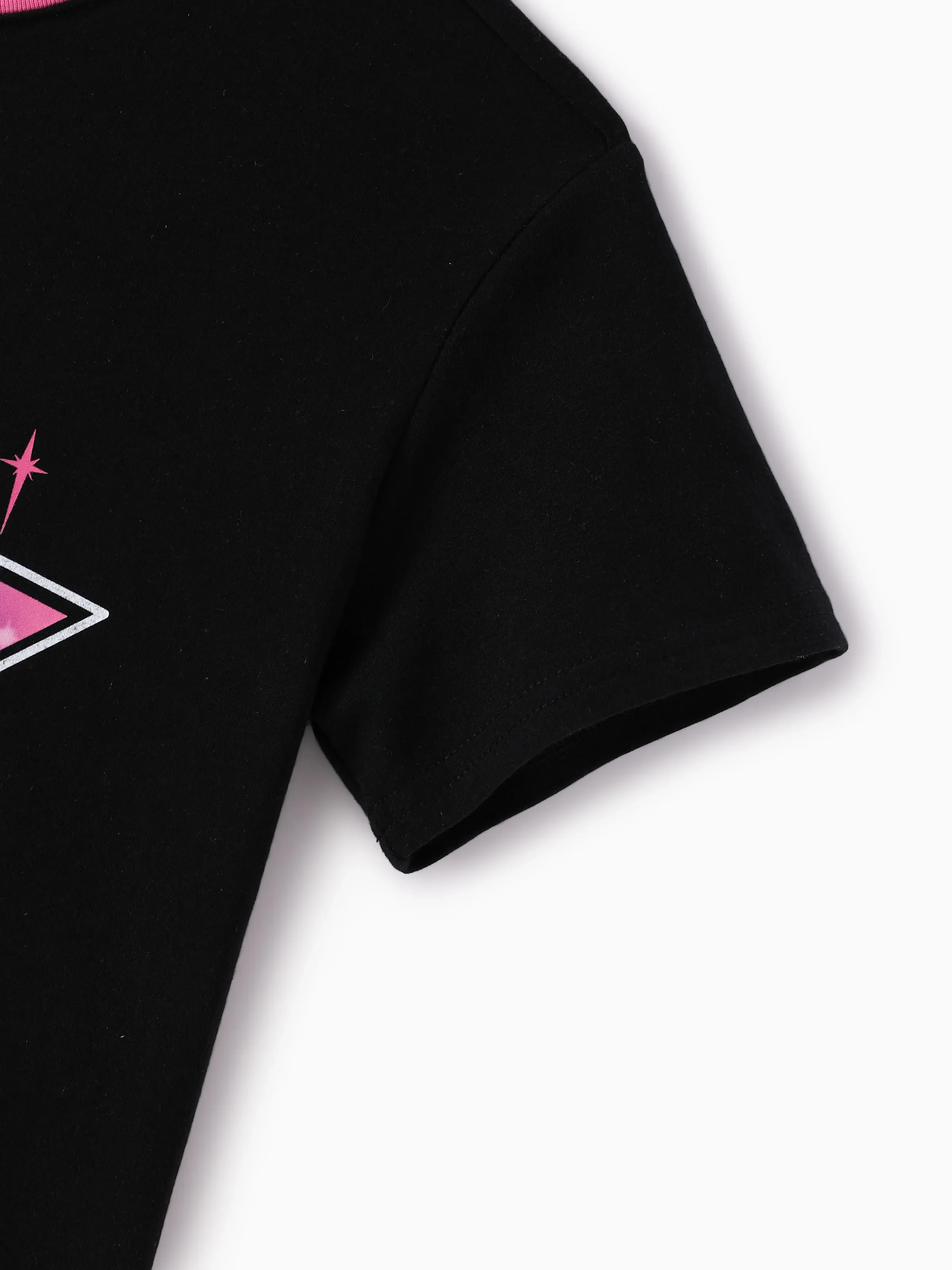NEON Pop Toddler/Kid Girl Biker Shorts Set Black - Image 8
