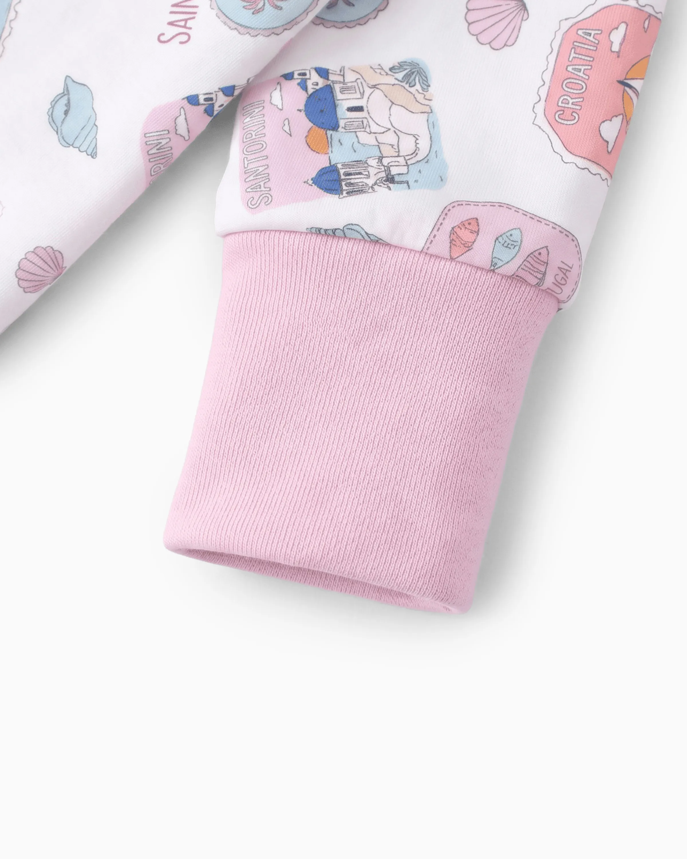 Little Explorers Bamboo Zip-Up Baby Pajamas - Image 6