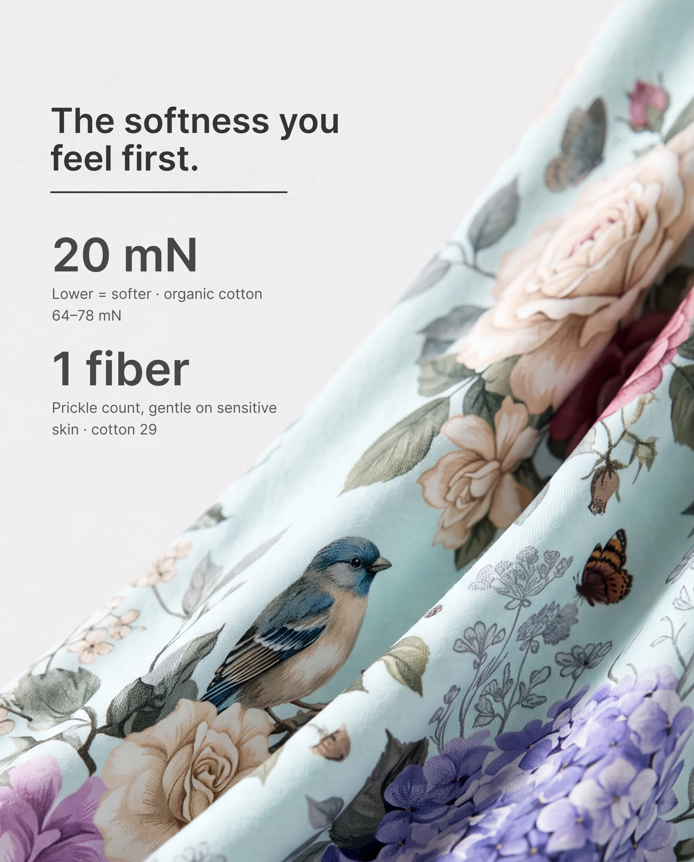 Bloom & Blossoms Bamboo Zip-Up Baby Pajamas - Image 4